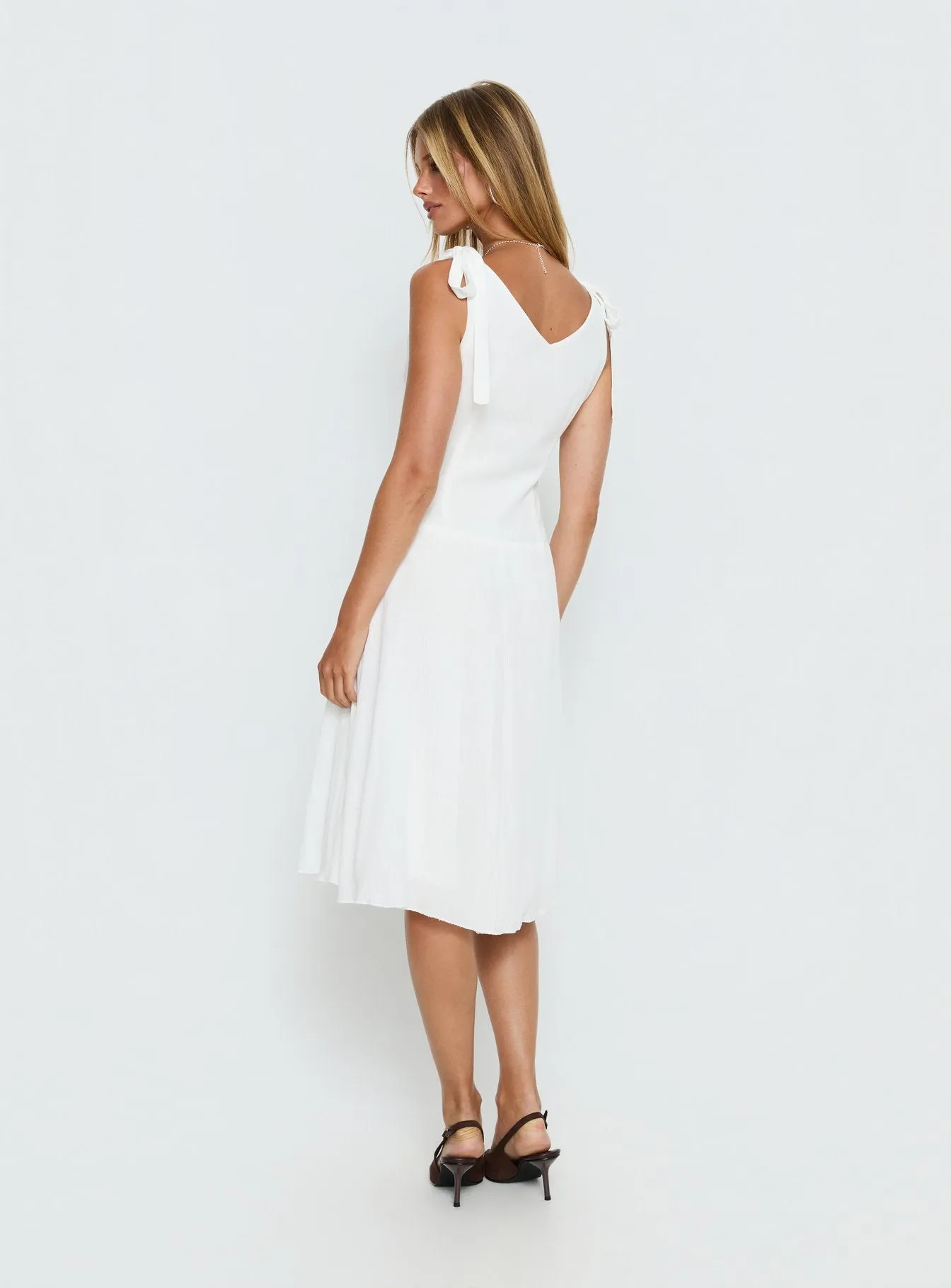 Danira Midi Dress White sold by Princess Polly product image thumbnail 5