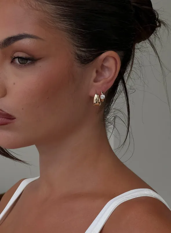 Chasing Stars Earring Pack Gold made by Princess Polly