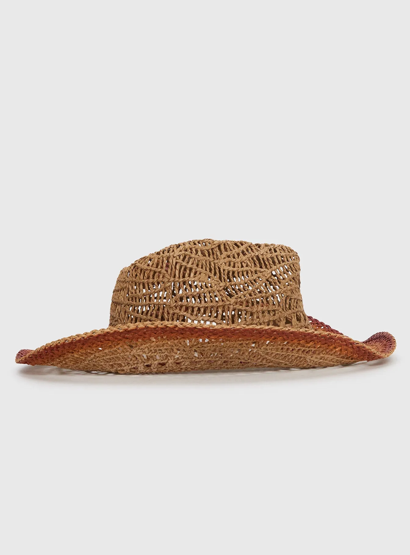 Peace Of Mind Straw Cowboy Hat Tan sold by Princess Polly product image thumbnail 3
