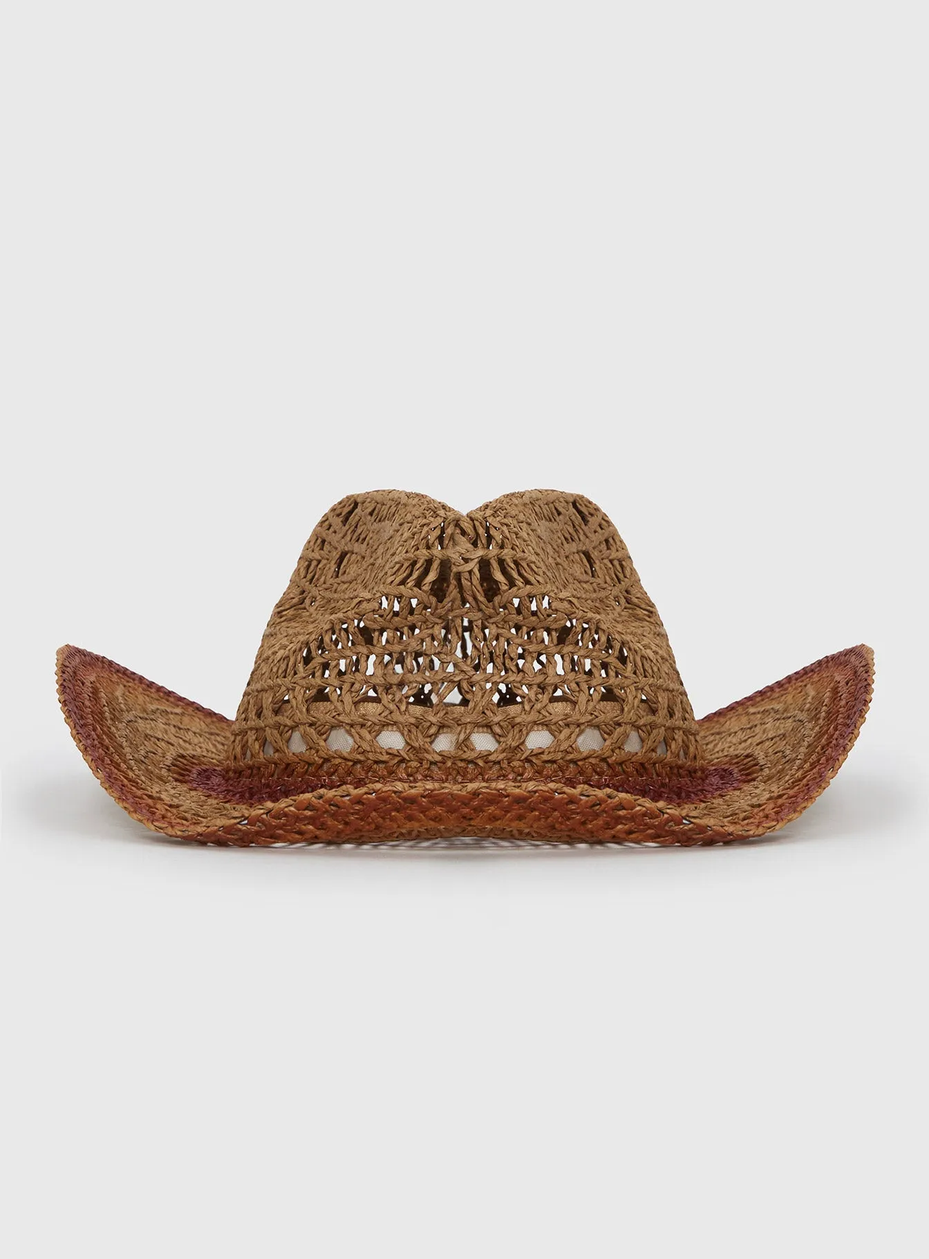 Peace Of Mind Straw Cowboy Hat Tan sold by Princess Polly product image thumbnail 2