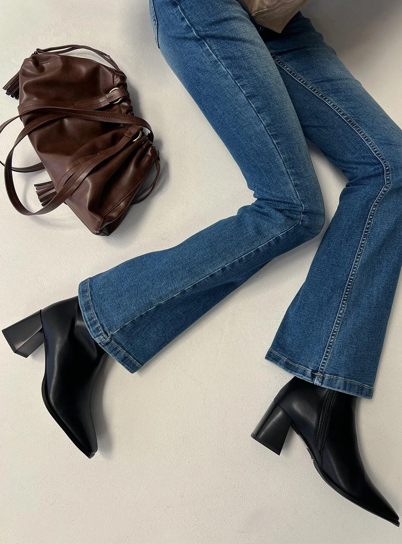 Billini Alania Square Toe Boots Black sold by Princess Polly product image thumbnail 5