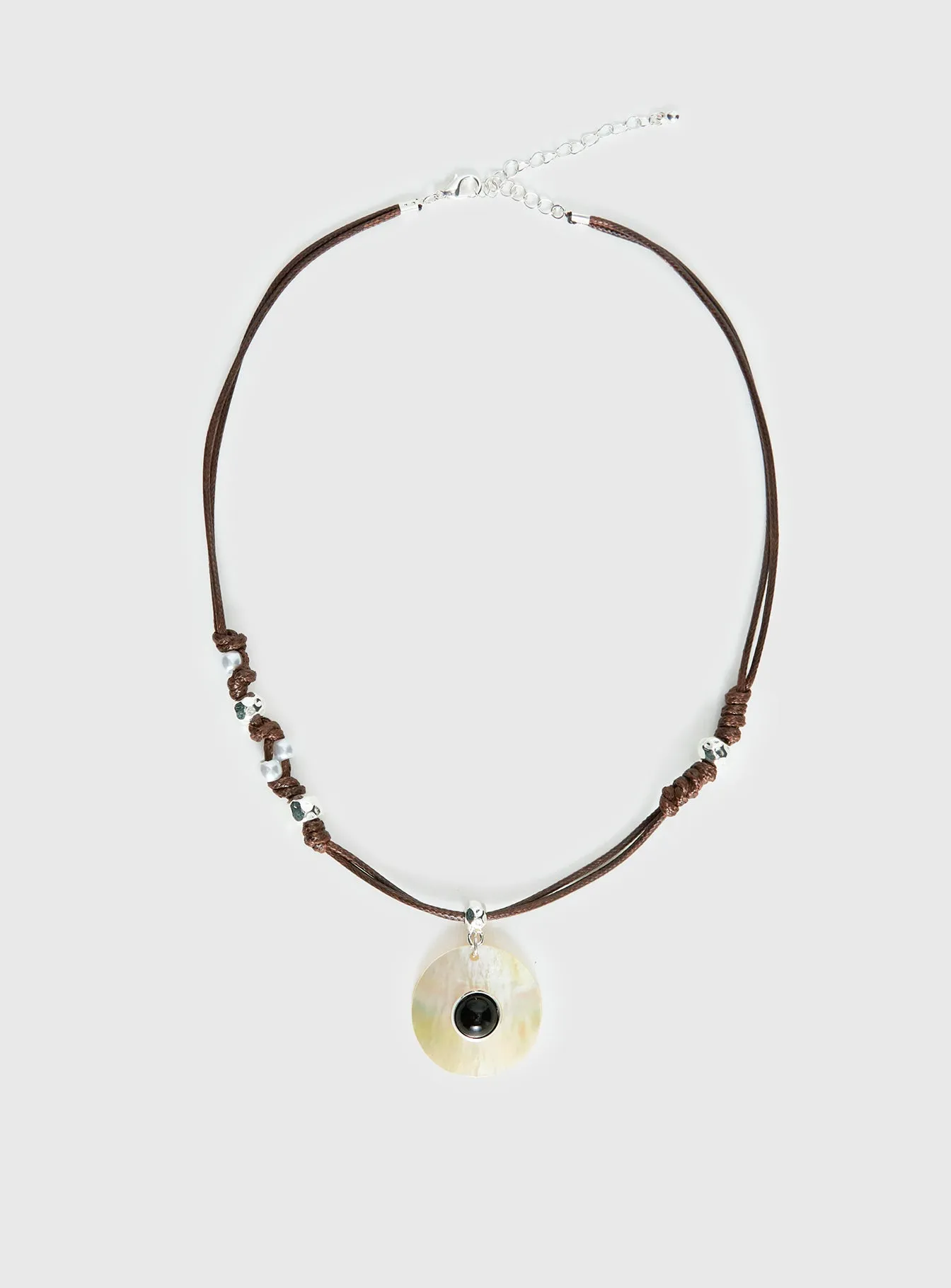 Saturn Returns Pendant Necklace Silver sold by Princess Polly product image thumbnail 2