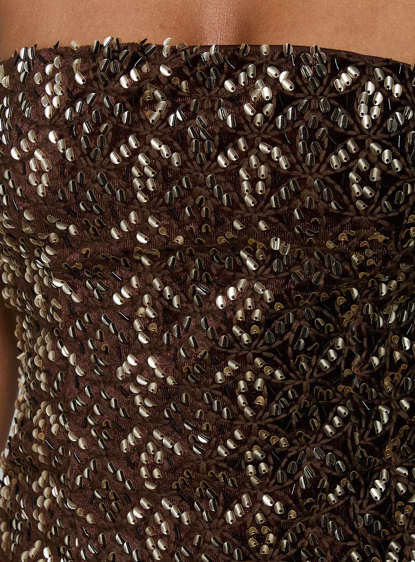 Zaraya Strapless Mini Dress Bronze sold by Princess Polly product image thumbnail 5