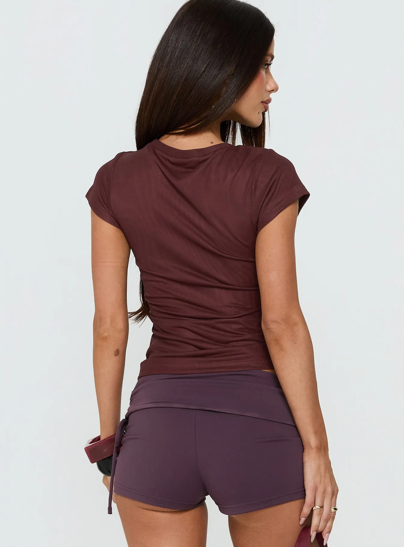 Raldor Short Sleeve Top Brown Floral sold by Princess Polly product image thumbnail 5