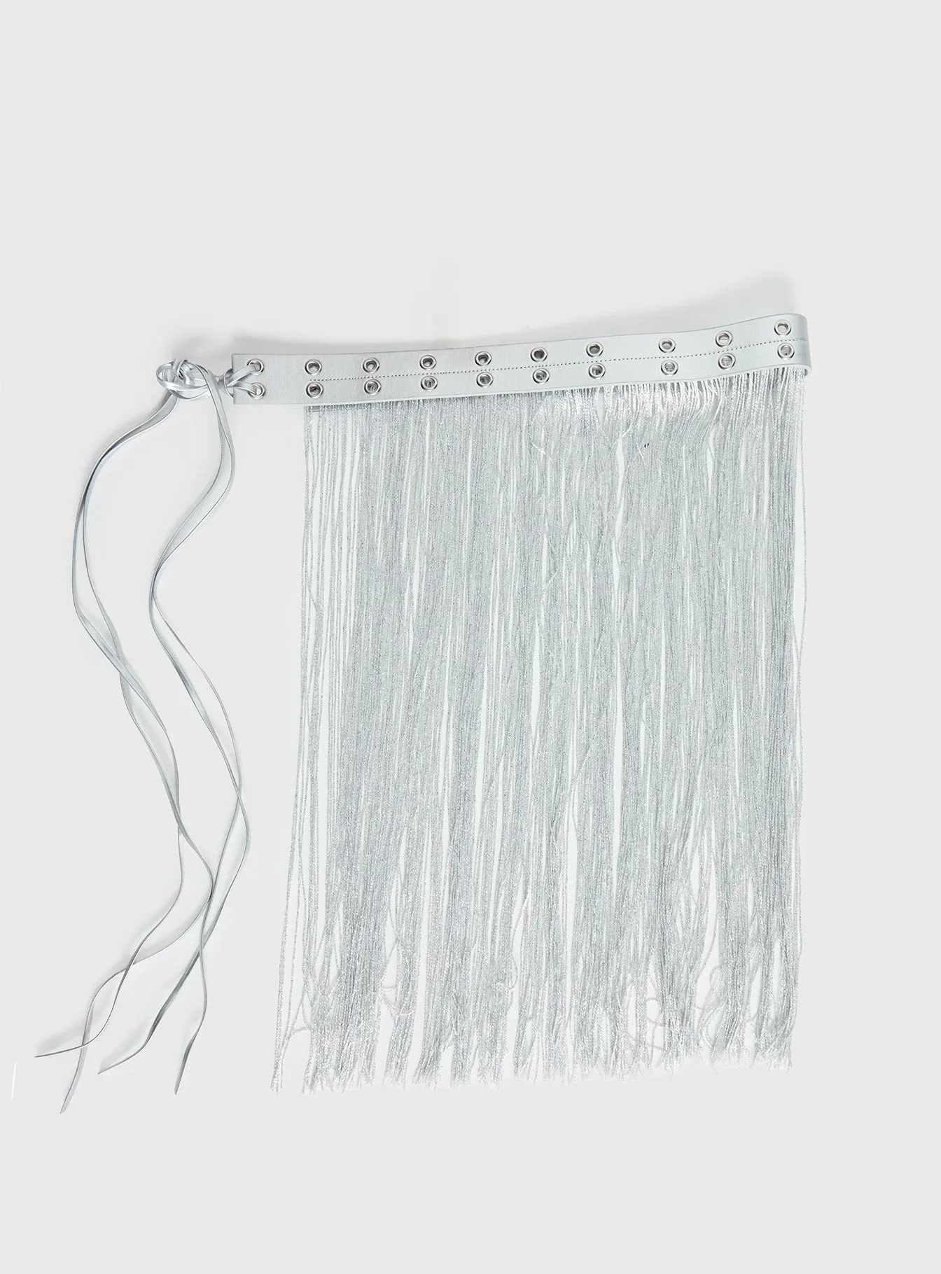 Artemas Studded Tassel Belt Silver sold by Princess Polly product image thumbnail 2