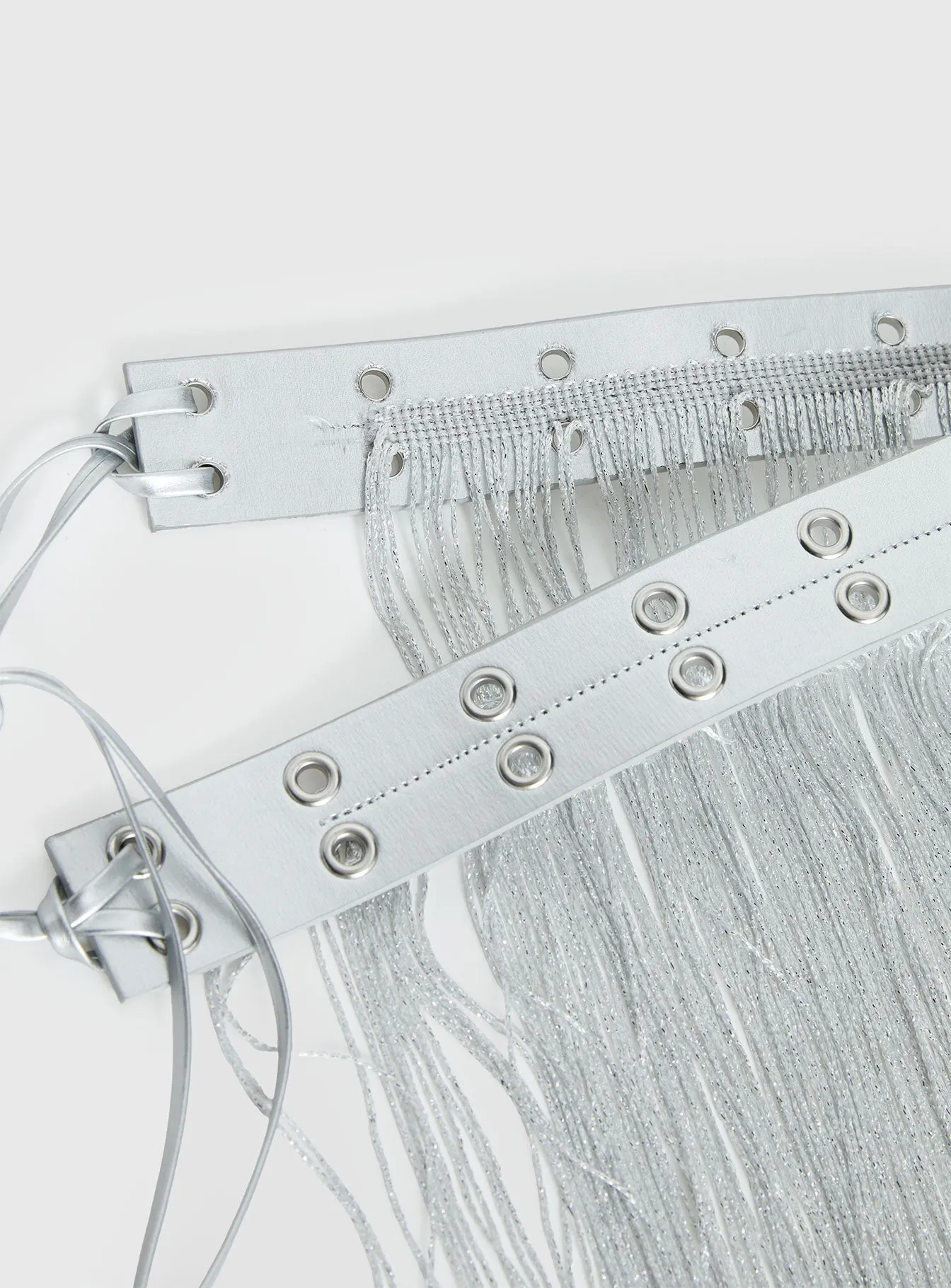 Artemas Studded Tassel Belt Silver sold by Princess Polly product image thumbnail 3