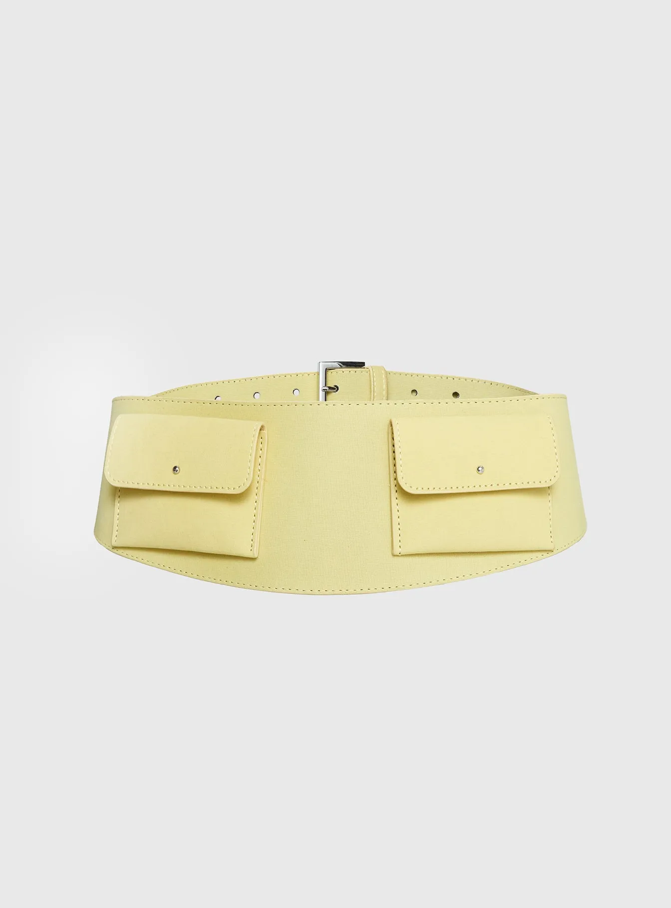Burbank Woven Pocket Belt Yellow sold by Princess Polly product image thumbnail 2