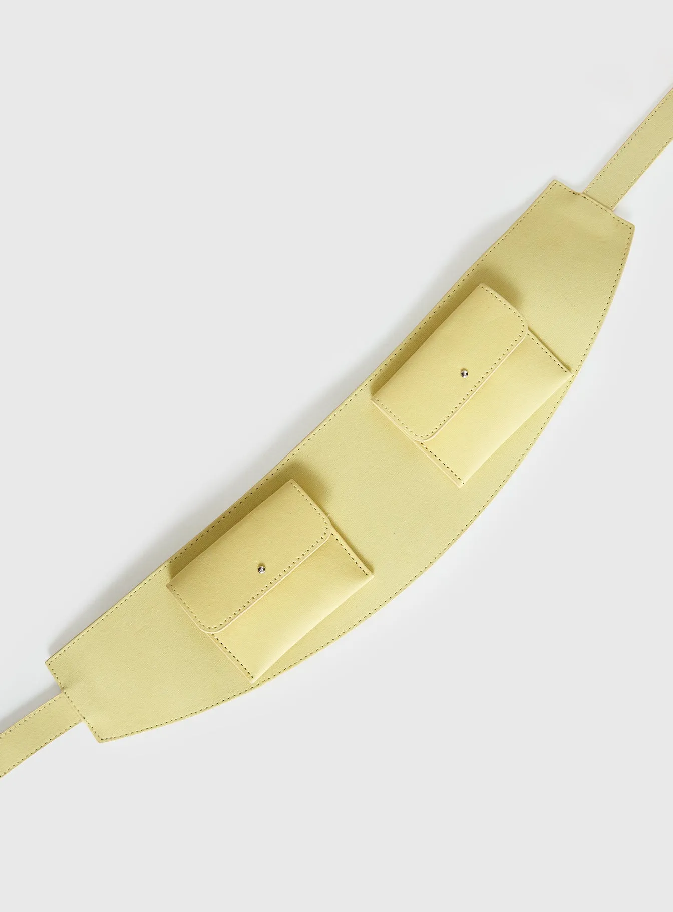 Burbank Woven Pocket Belt Yellow sold by Princess Polly product image thumbnail 3