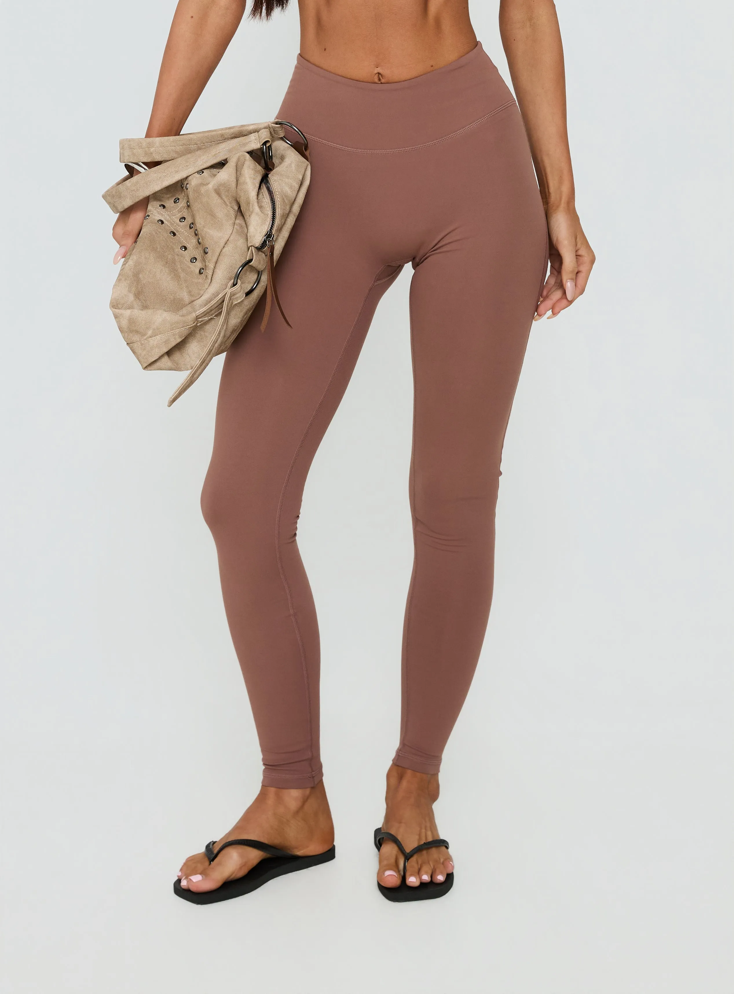 Peak Performance Active Leggings Clay sold by Princess Polly product image thumbnail 2