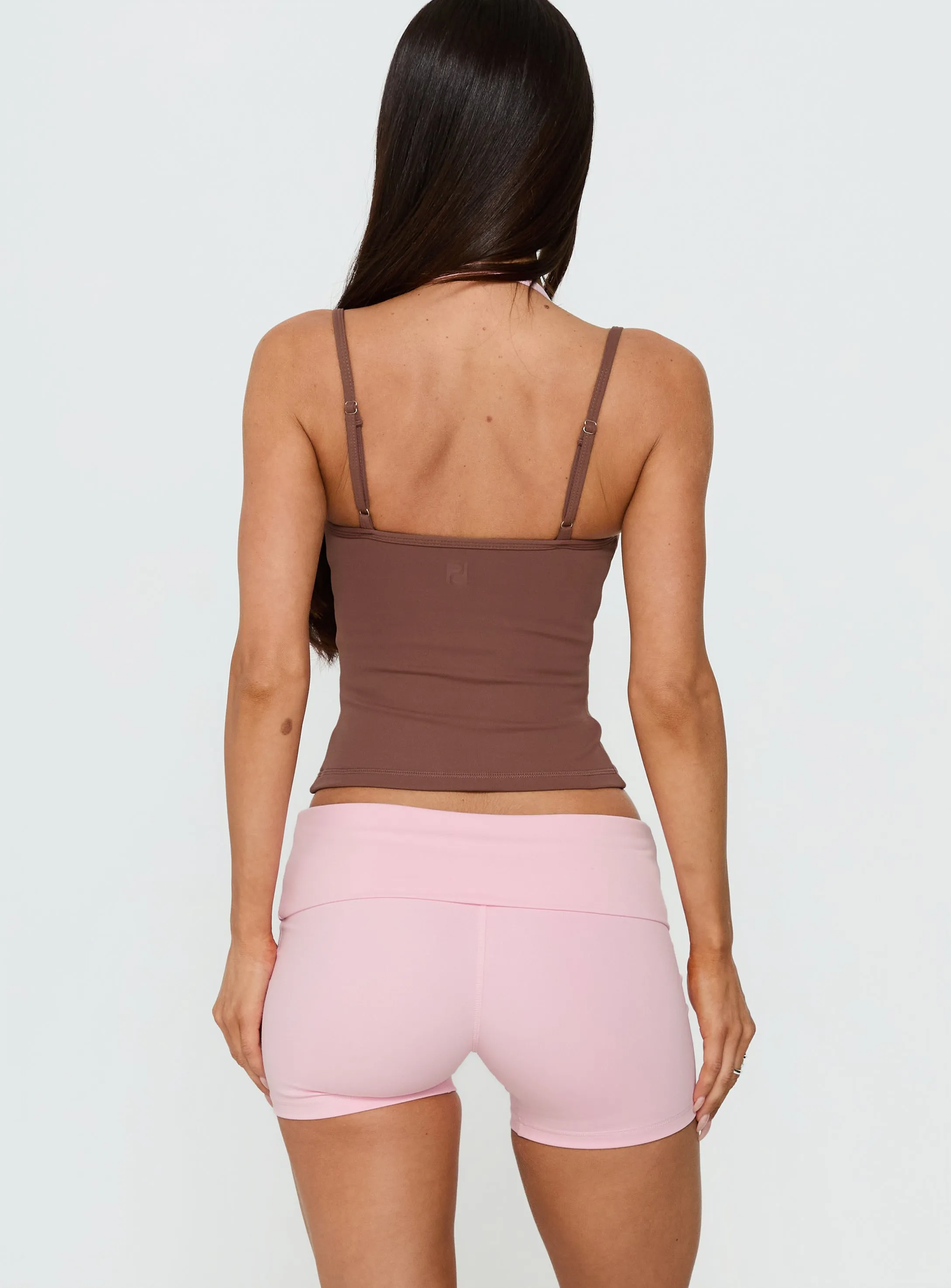 Peak Foldover Micro Shorts Pink sold by Princess Polly product image thumbnail 5