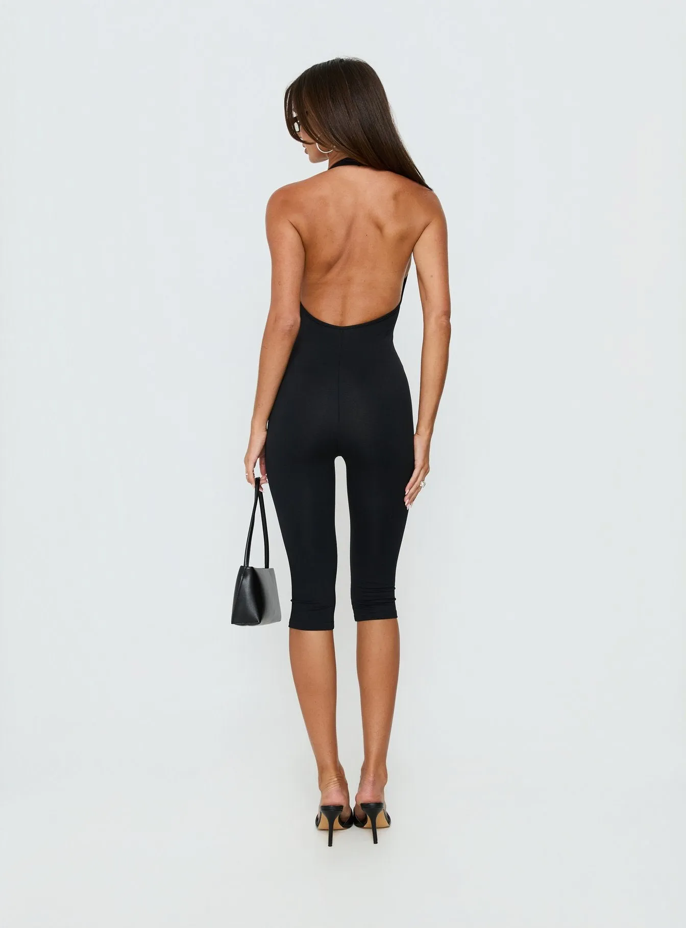 Daily Define 3/4 Capri Jumpsuit Black sold by Princess Polly product image thumbnail 5