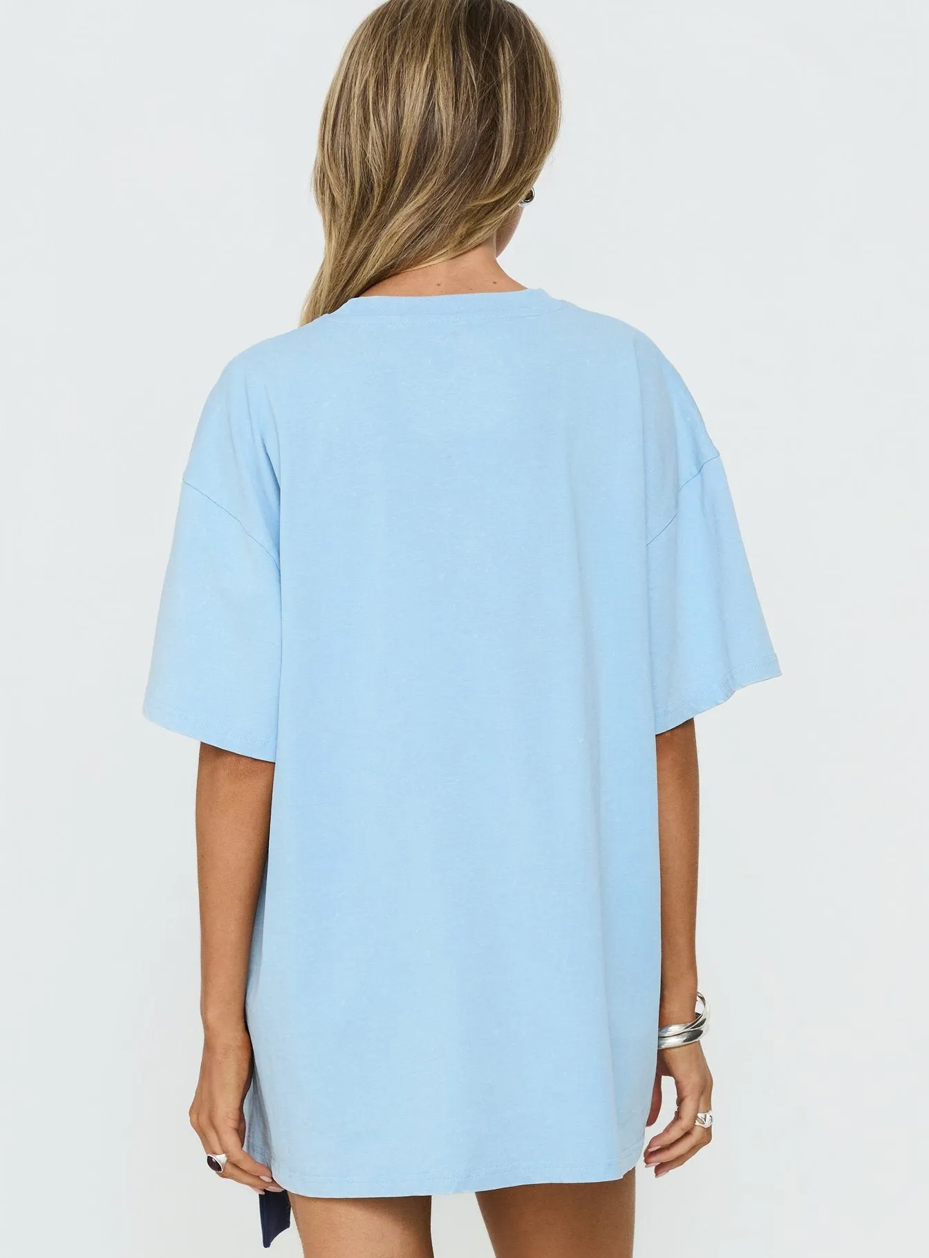 Dog Person Oversized Graphic Tee Washed Blue sold by Princess Polly product image thumbnail 5