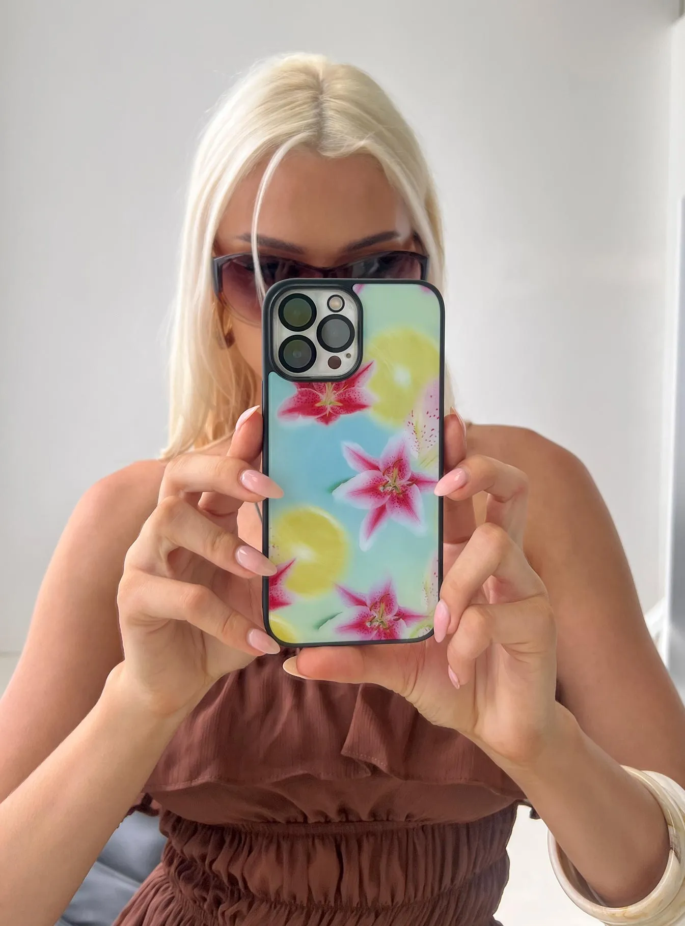 Infallible iPhone Case Aqua Tropical sold by Princess Polly