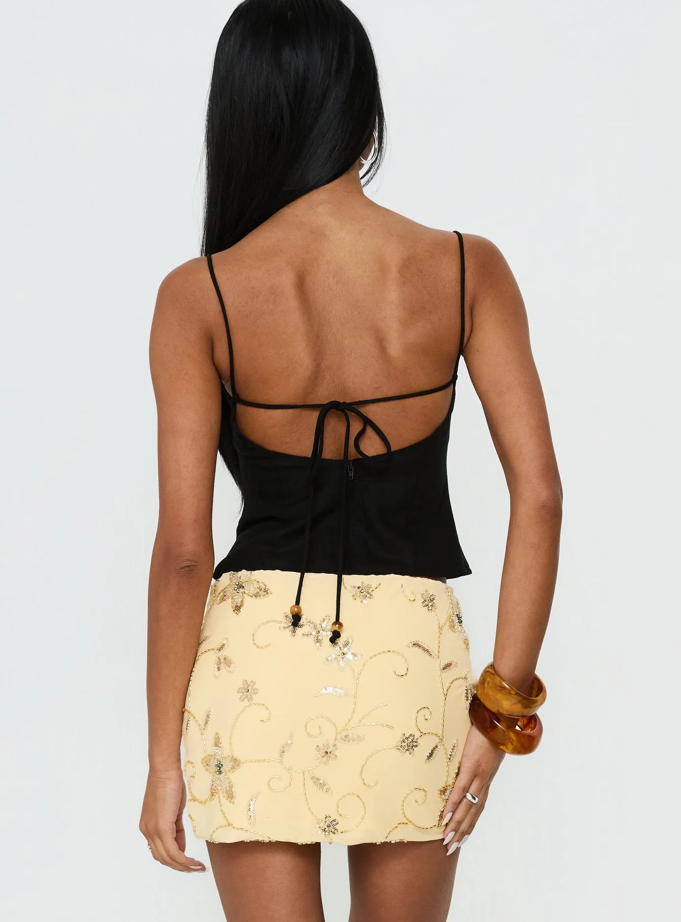 Karessa Beaded Top Black sold by Princess Polly product image thumbnail 5