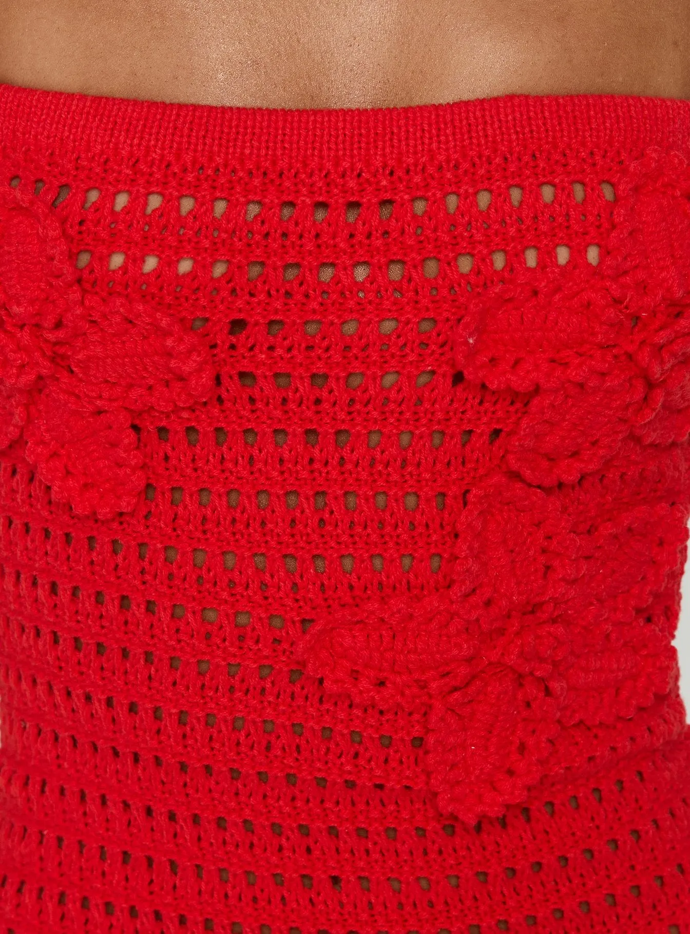 Olazia Strapless Knit Mini Dress Red sold by Princess Polly product image thumbnail 5