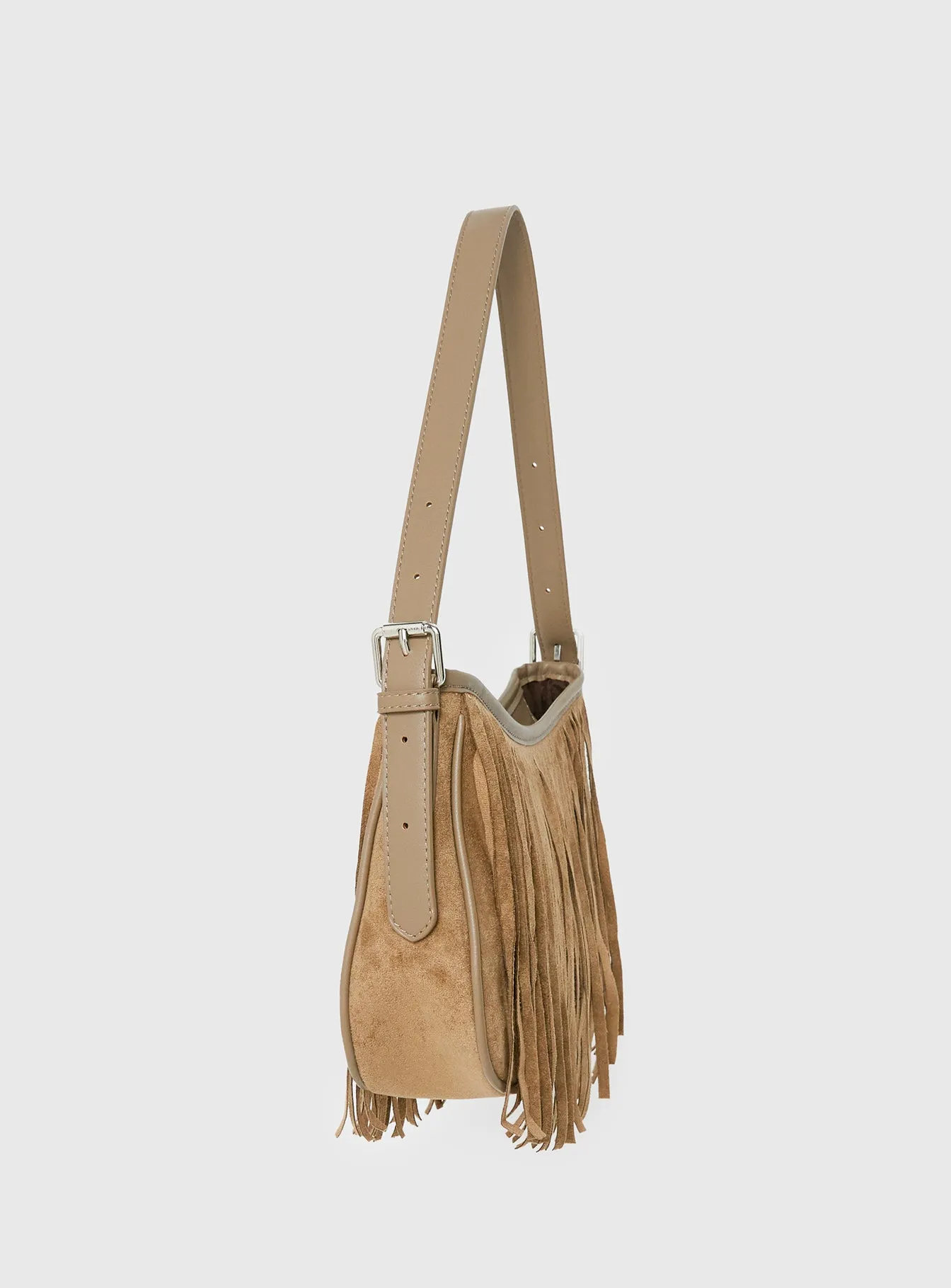 Estie Tassel Shoulder Bag Taupe sold by Princess Polly product image thumbnail 3