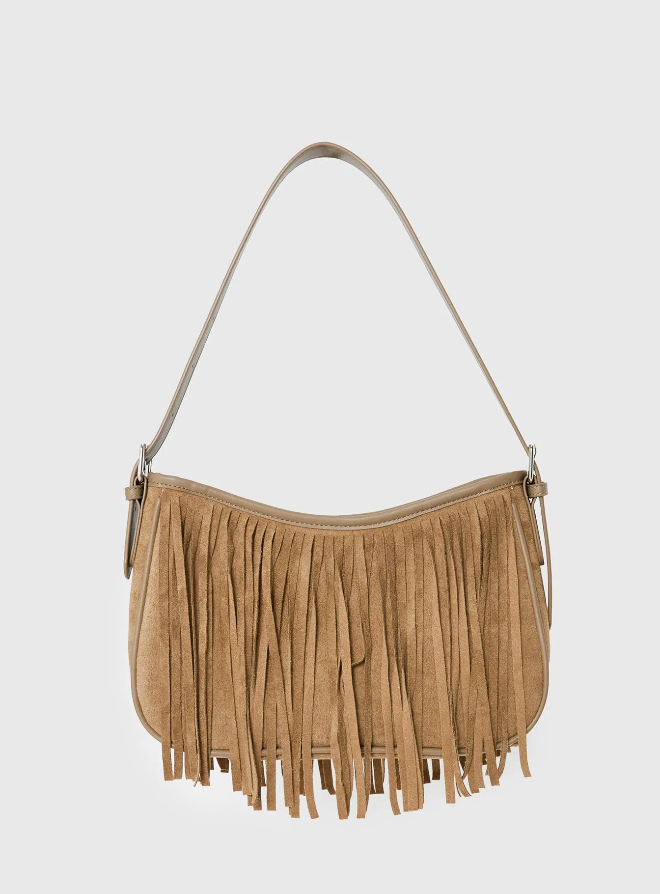 Estie Tassel Shoulder Bag Taupe sold by Princess Polly product image thumbnail 4