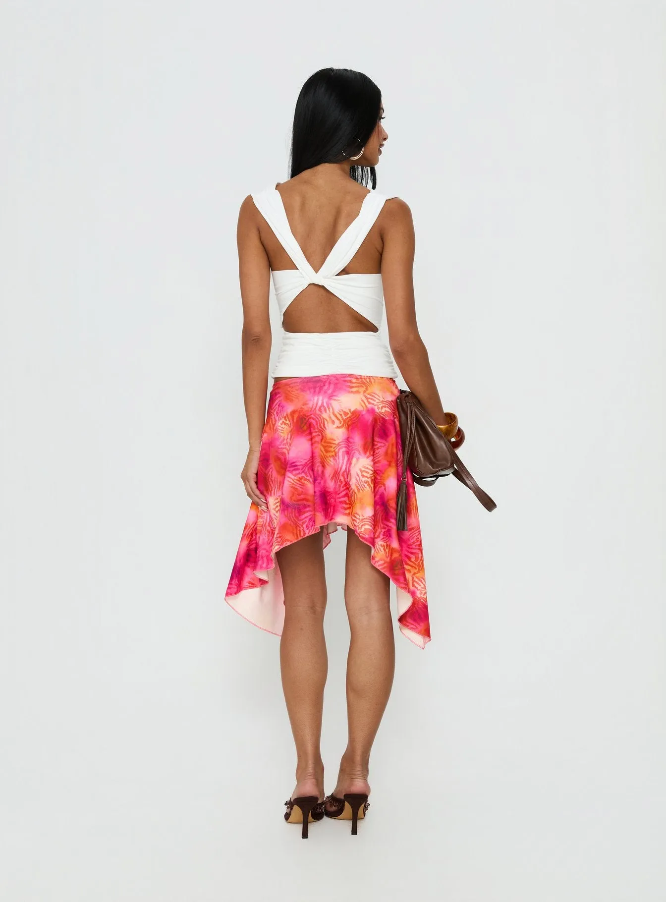 Kimberlee Asymmetrical Midi Skirt Multi sold by Princess Polly product image thumbnail 5