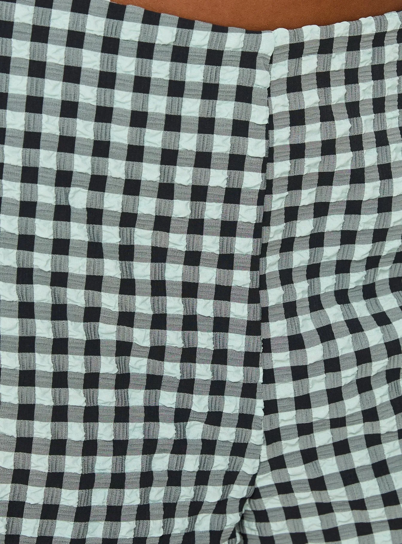 Sarajane Seer Sucker Shorts Blue Check sold by Princess Polly product image thumbnail 5