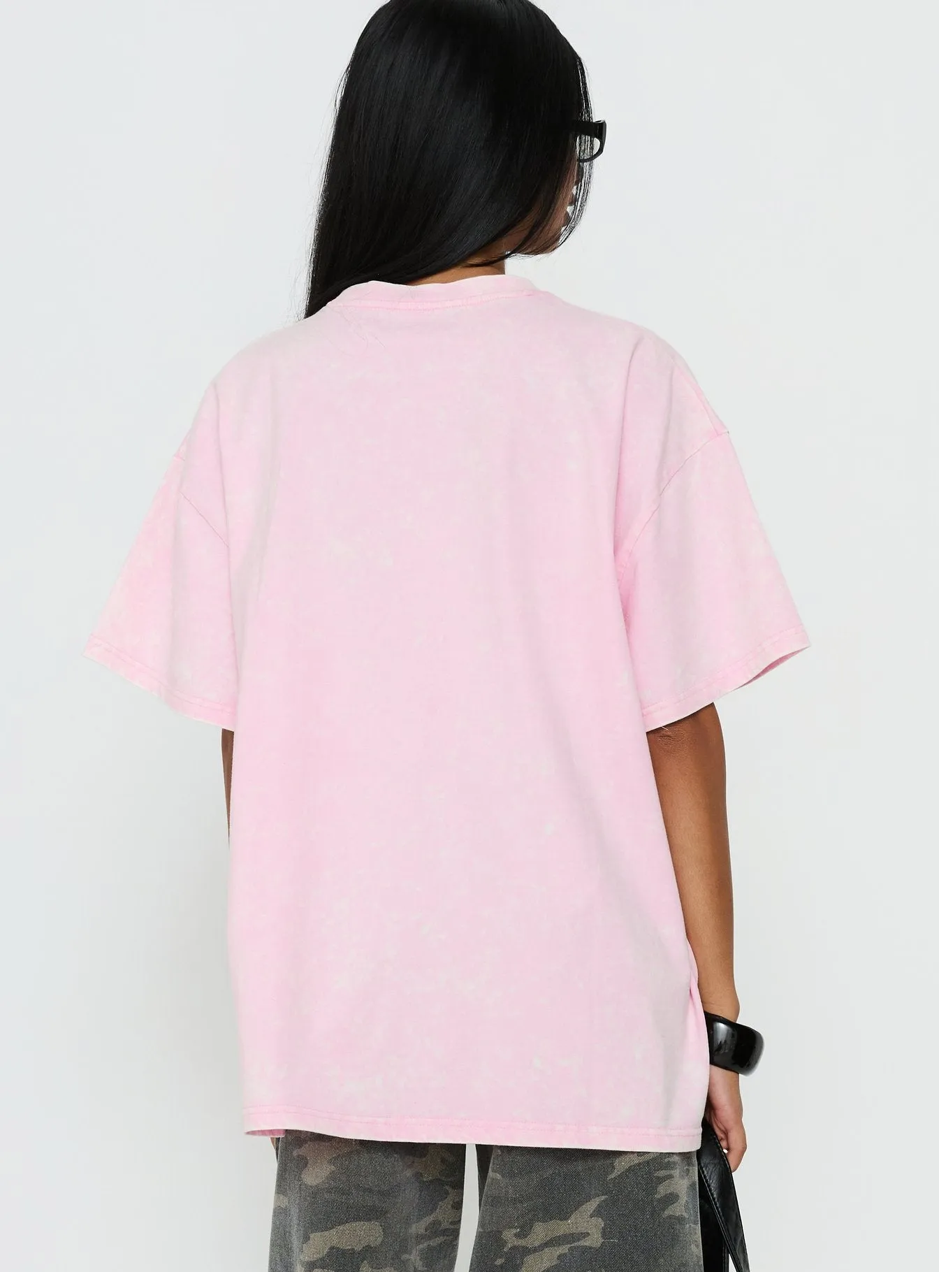 Betty Boop Speedracer Oversized Graphic Tee Washed Pink sold by Princess Polly product image thumbnail 4