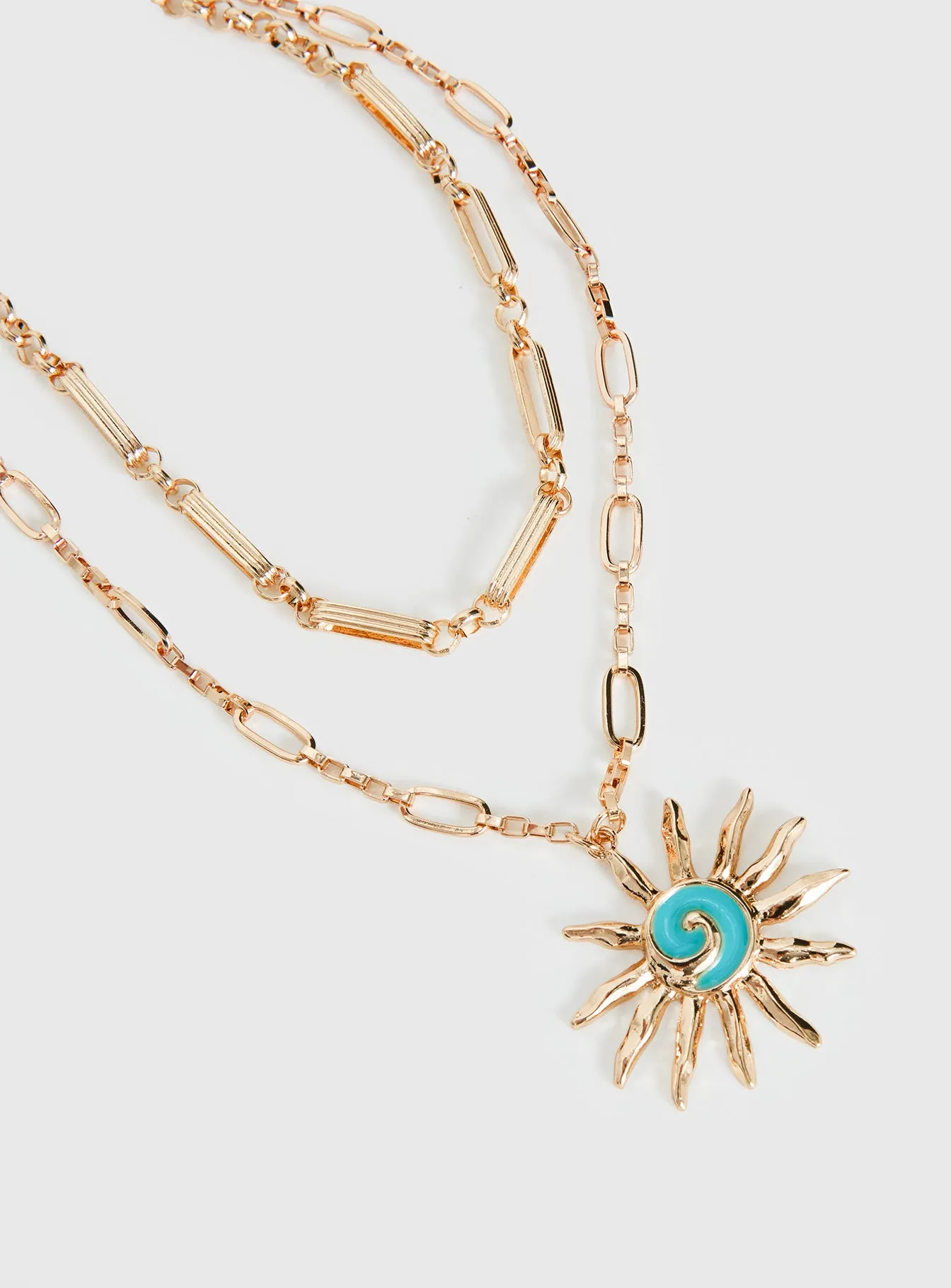 Split The Difference Necklace Pack Gold sold by Princess Polly product image thumbnail 4