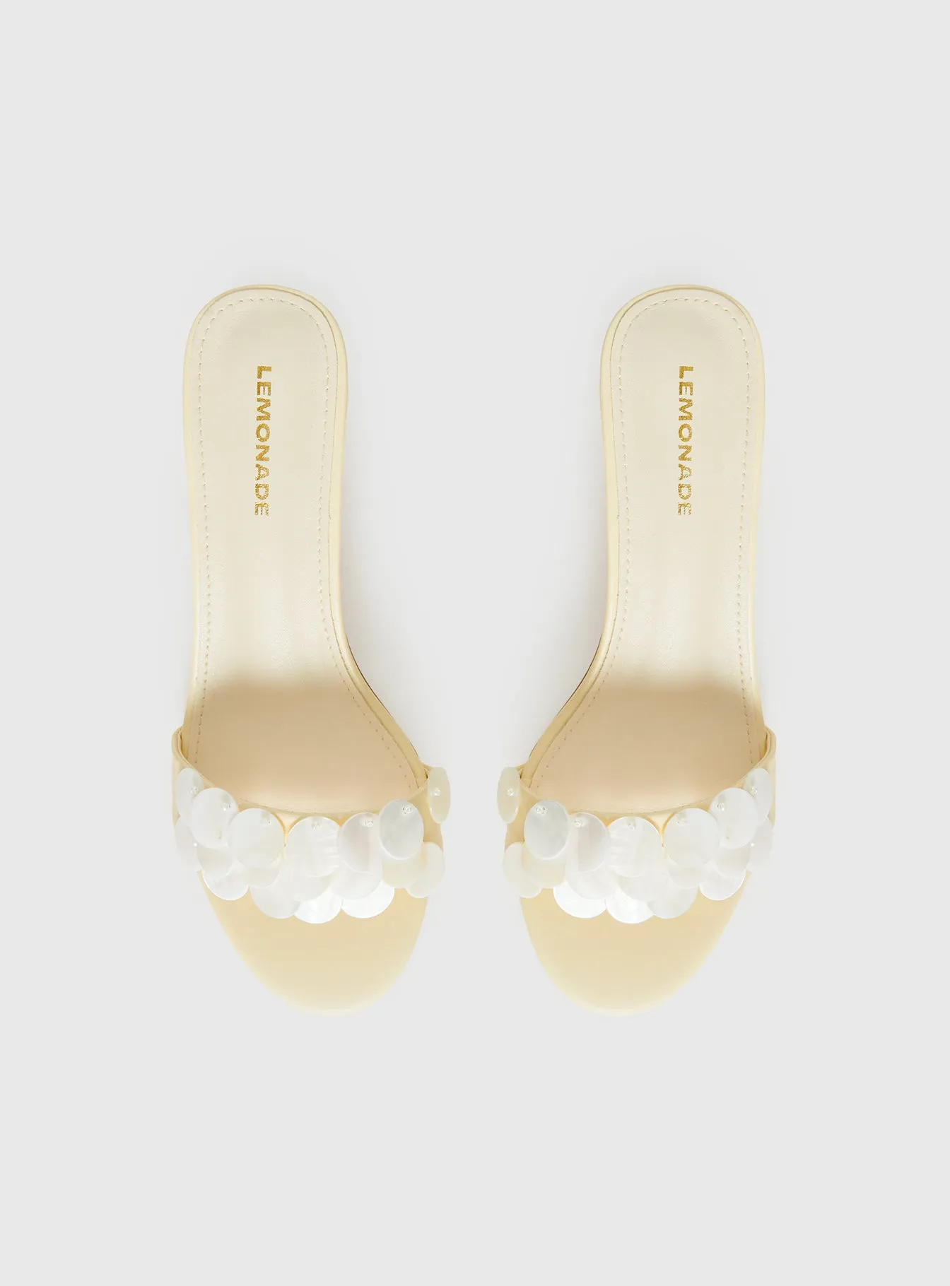 Early Pop Sequin Heels Yellow sold by Princess Polly product image thumbnail 5