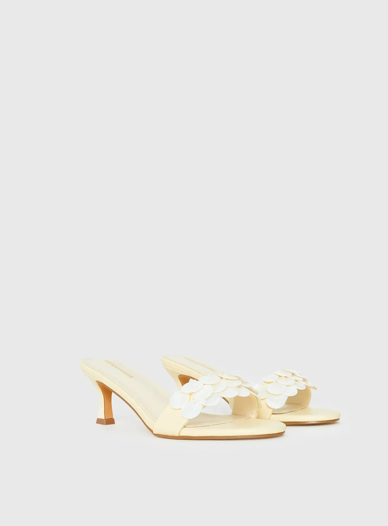 Early Pop Sequin Heels Yellow sold by Princess Polly product image thumbnail 2