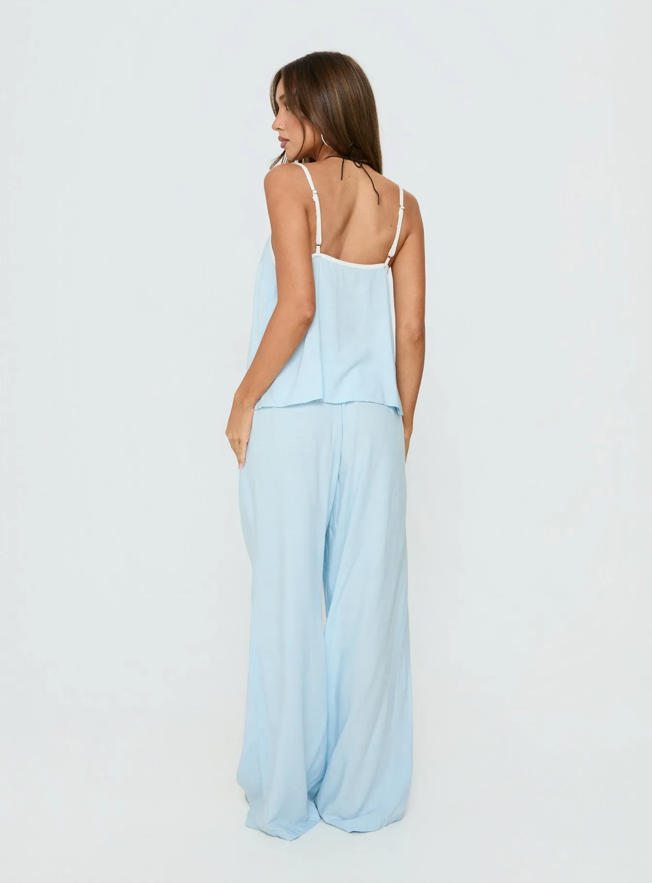 Nolei Contrast Pants Set Blue / White sold by Princess Polly product image thumbnail 5