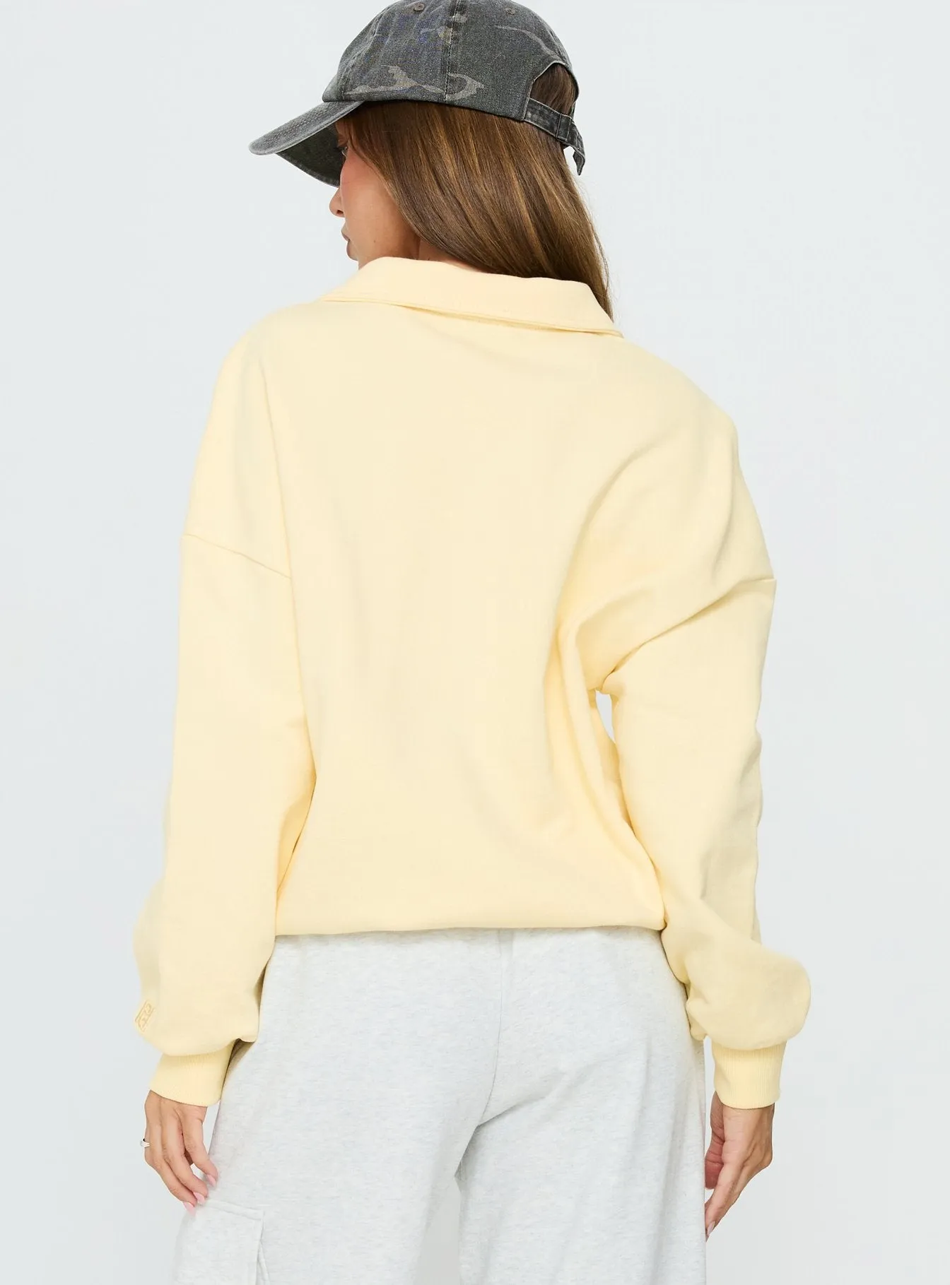 Rozanna 1/4 Zip Jumper Butter sold by Princess Polly product image thumbnail 4
