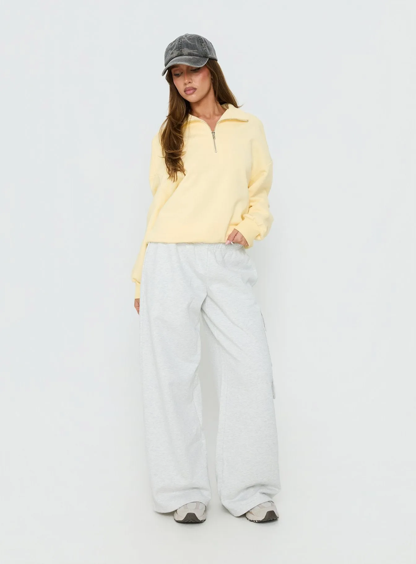 Rozanna 1/4 Zip Jumper Butter sold by Princess Polly product image thumbnail 2