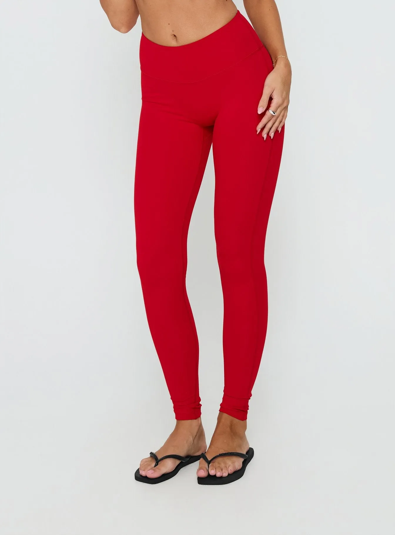 Peak Performance Active Leggings Red sold by Princess Polly product image thumbnail 2