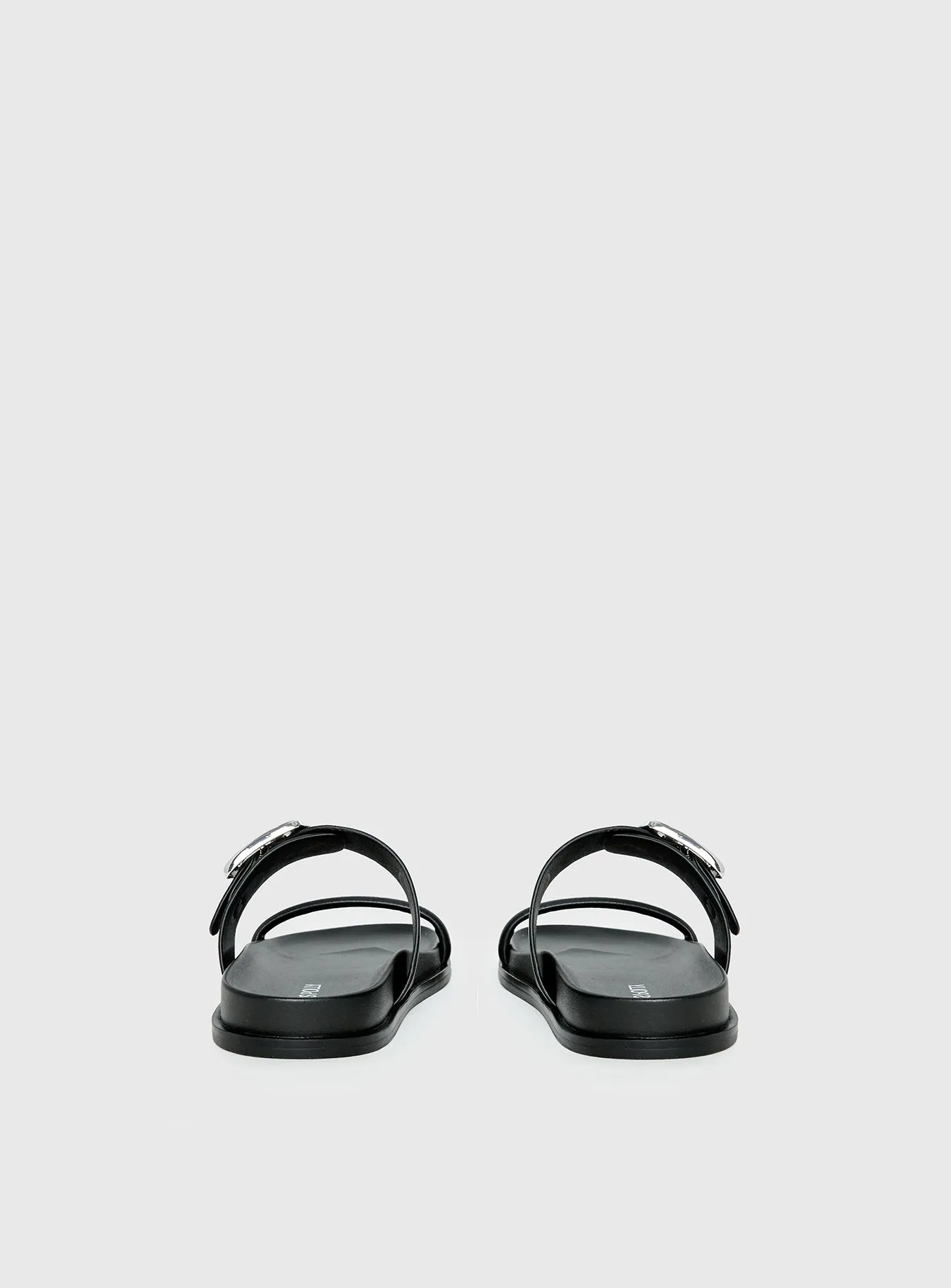 Worth It Buckle Detail Sandals Black sold by Princess Polly product image thumbnail 5