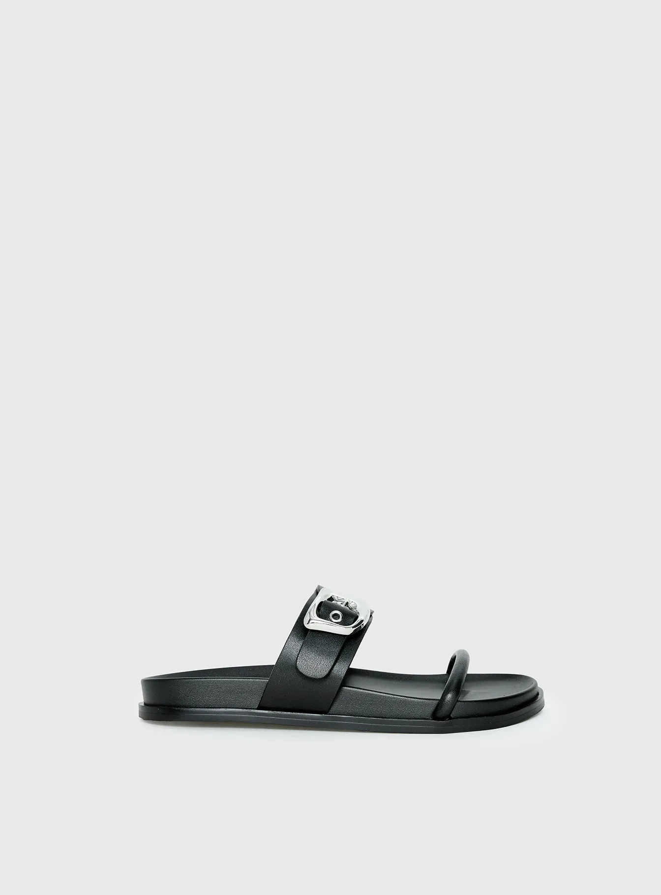 Worth It Buckle Detail Sandals Black sold by Princess Polly product image thumbnail 2