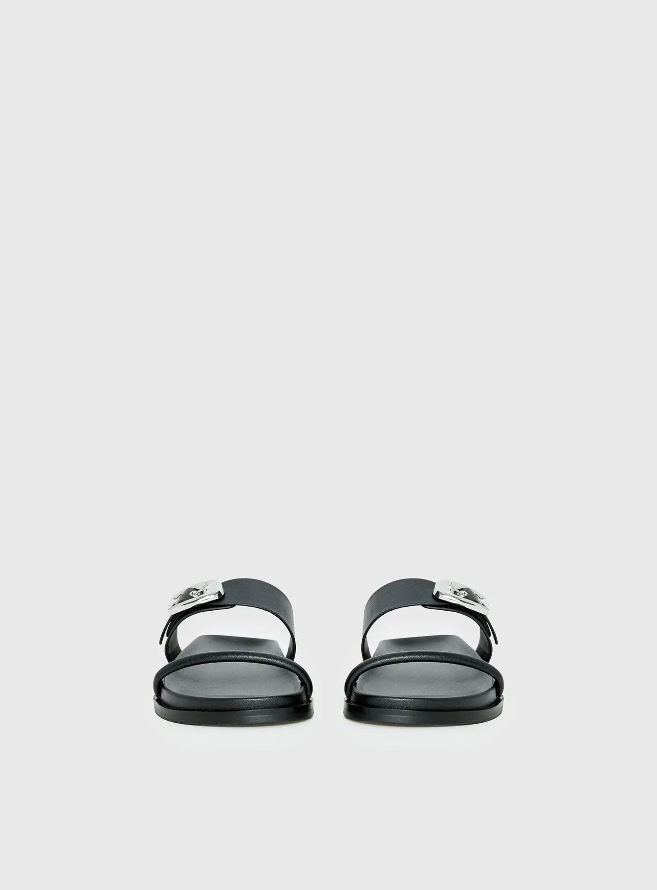 Worth It Buckle Detail Sandals Black sold by Princess Polly product image thumbnail 4