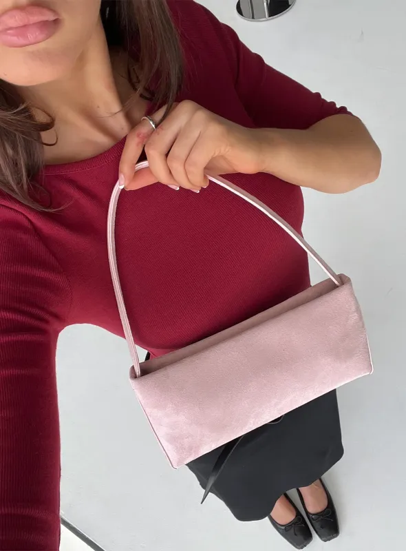 Dawn To Dusk Shoulder Bag Pink made by Princess Polly