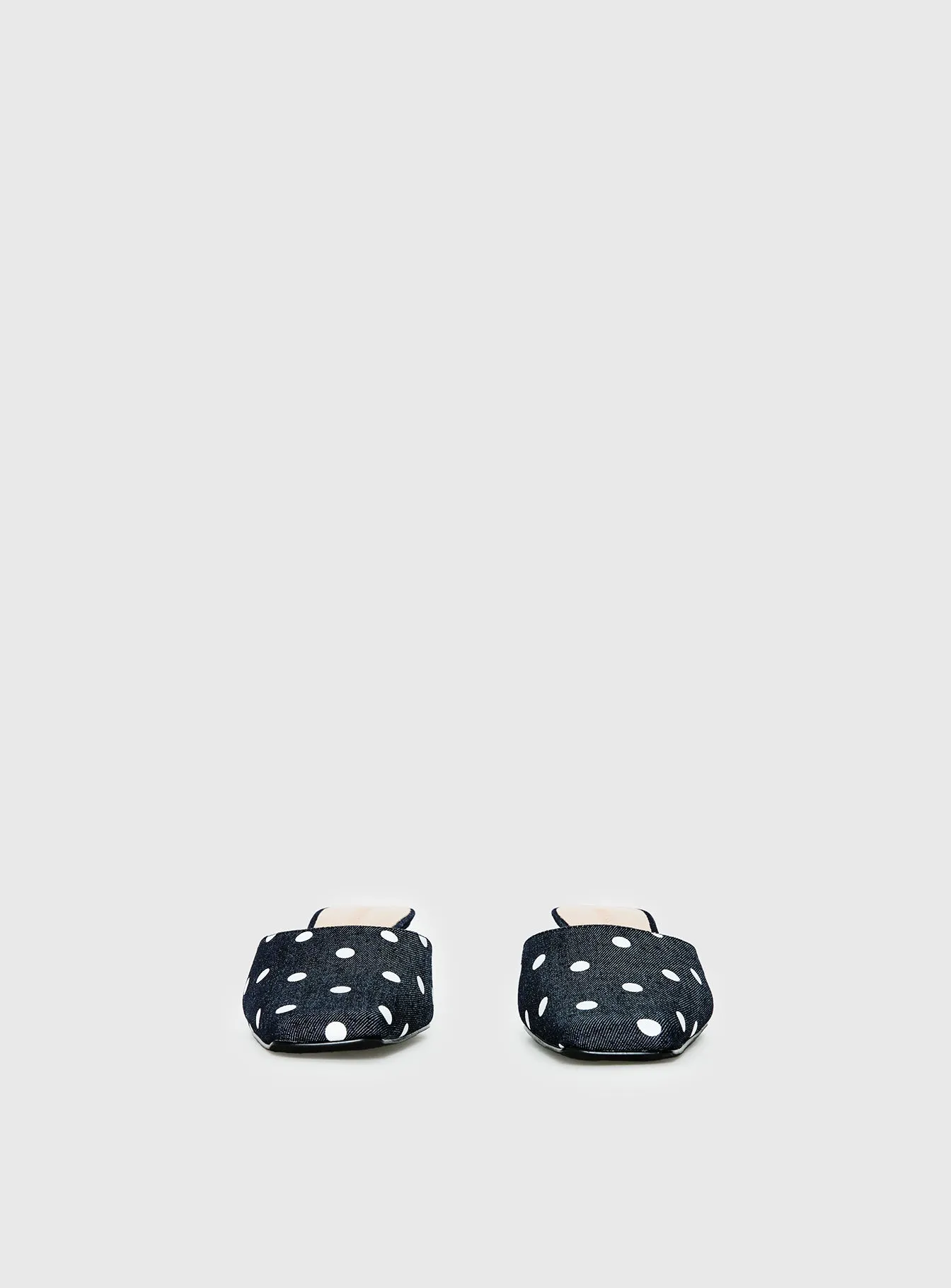 Kaelina Kitten Heels Denim Polka sold by Princess Polly product image thumbnail 3