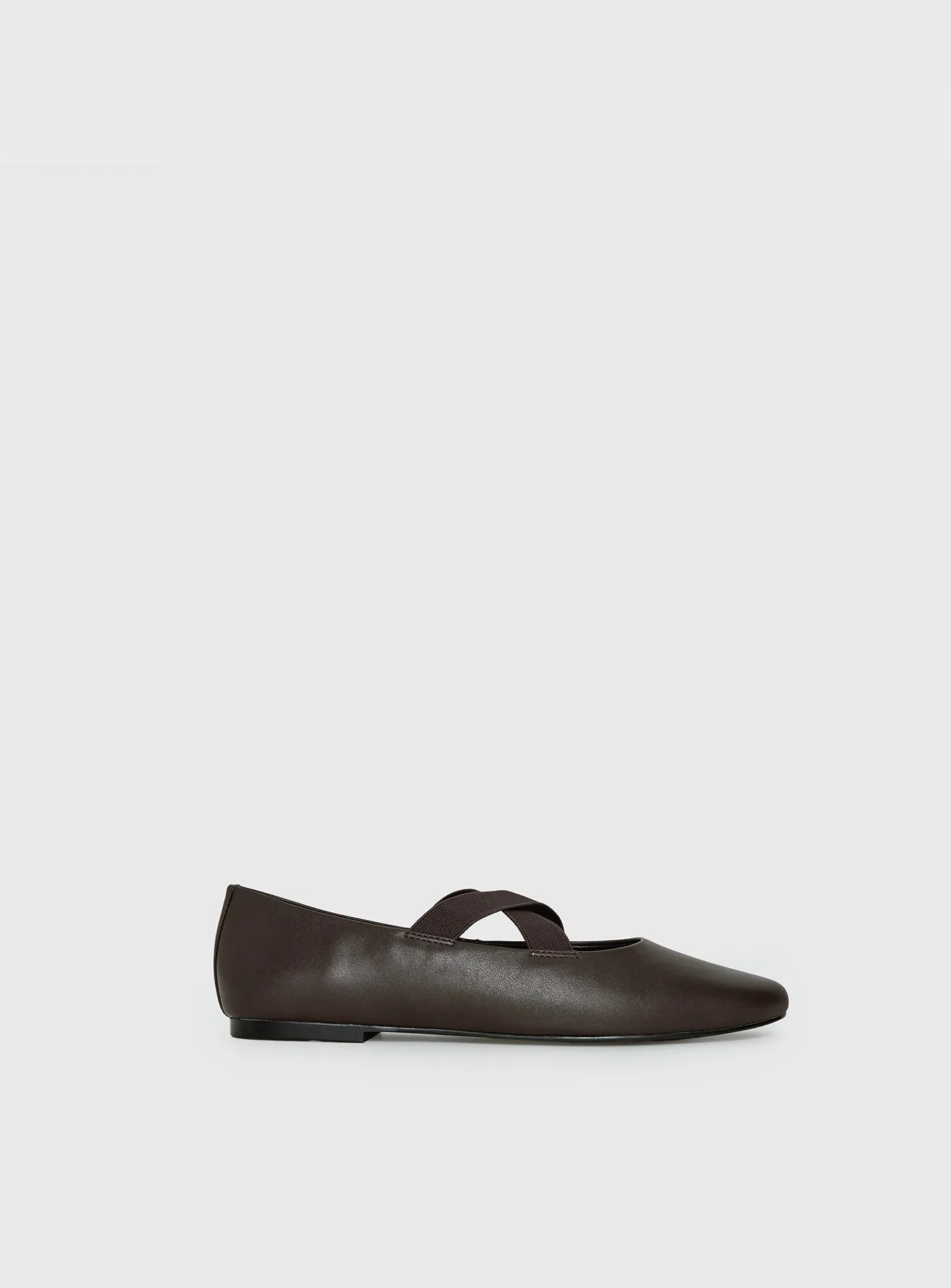 Zevra Sporty Ballet Flats Brown sold by Princess Polly product image thumbnail 2