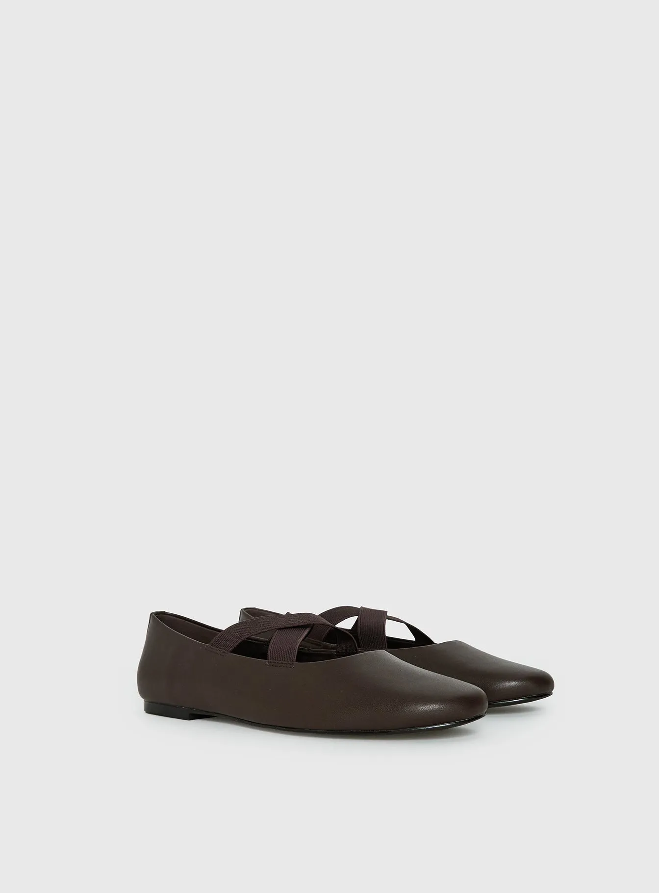 Zevra Sporty Ballet Flats Brown sold by Princess Polly product image thumbnail 3