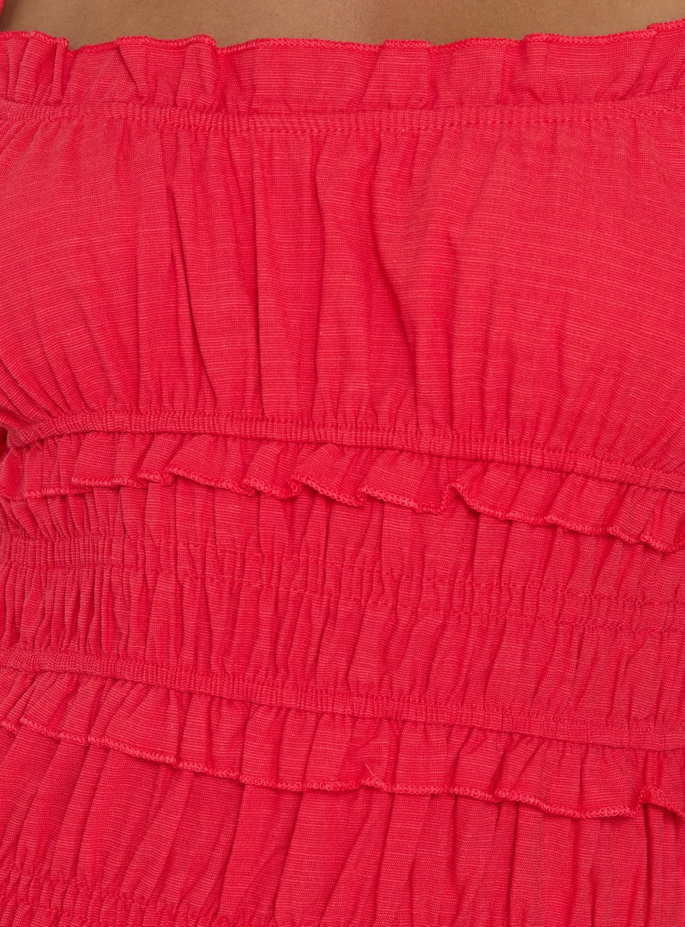 Rubiella Shirred Maxi Dress Red sold by Princess Polly product image thumbnail 5