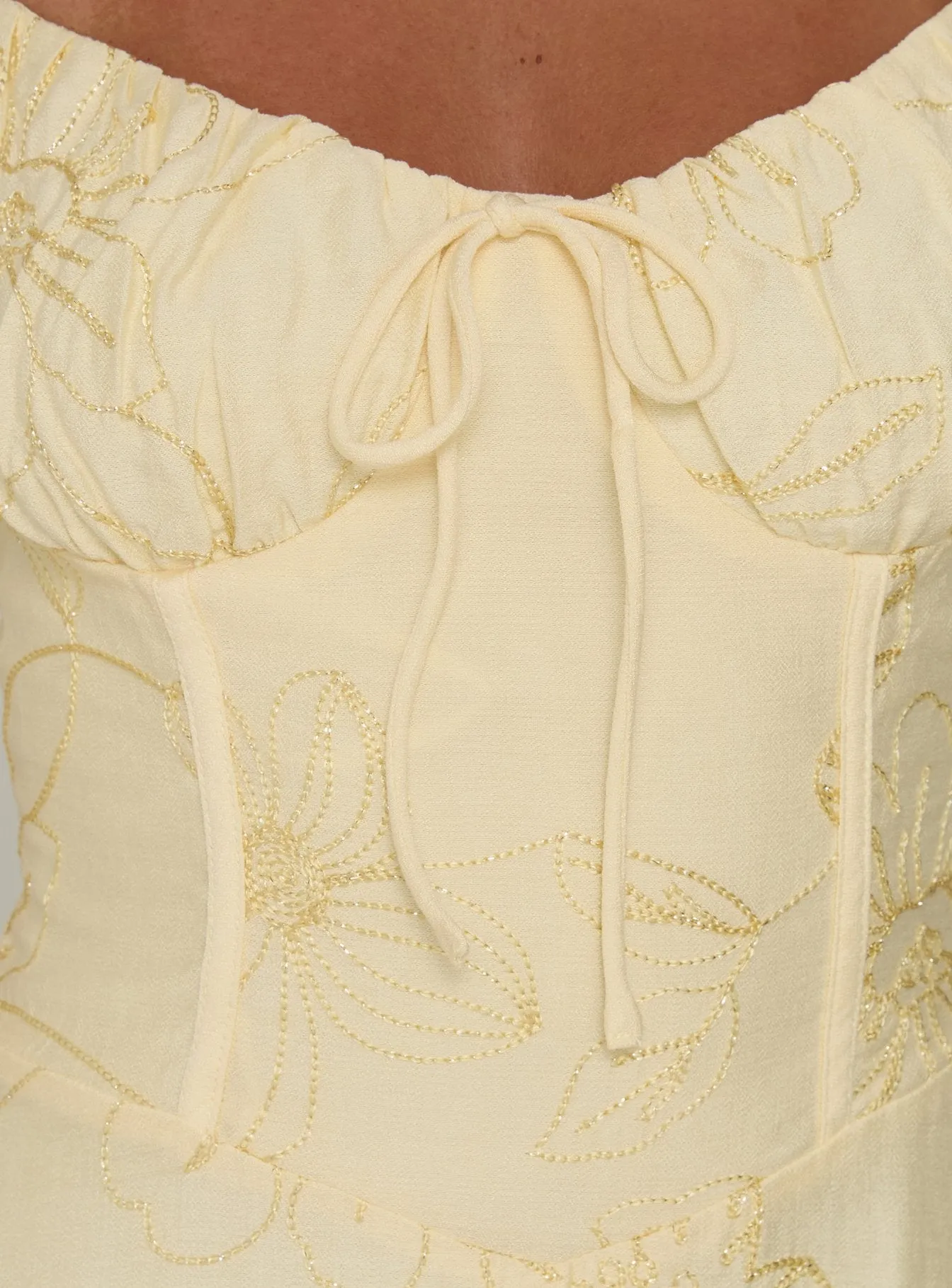 Members Only Maxi Dress Lemon sold by Princess Polly product image thumbnail 5