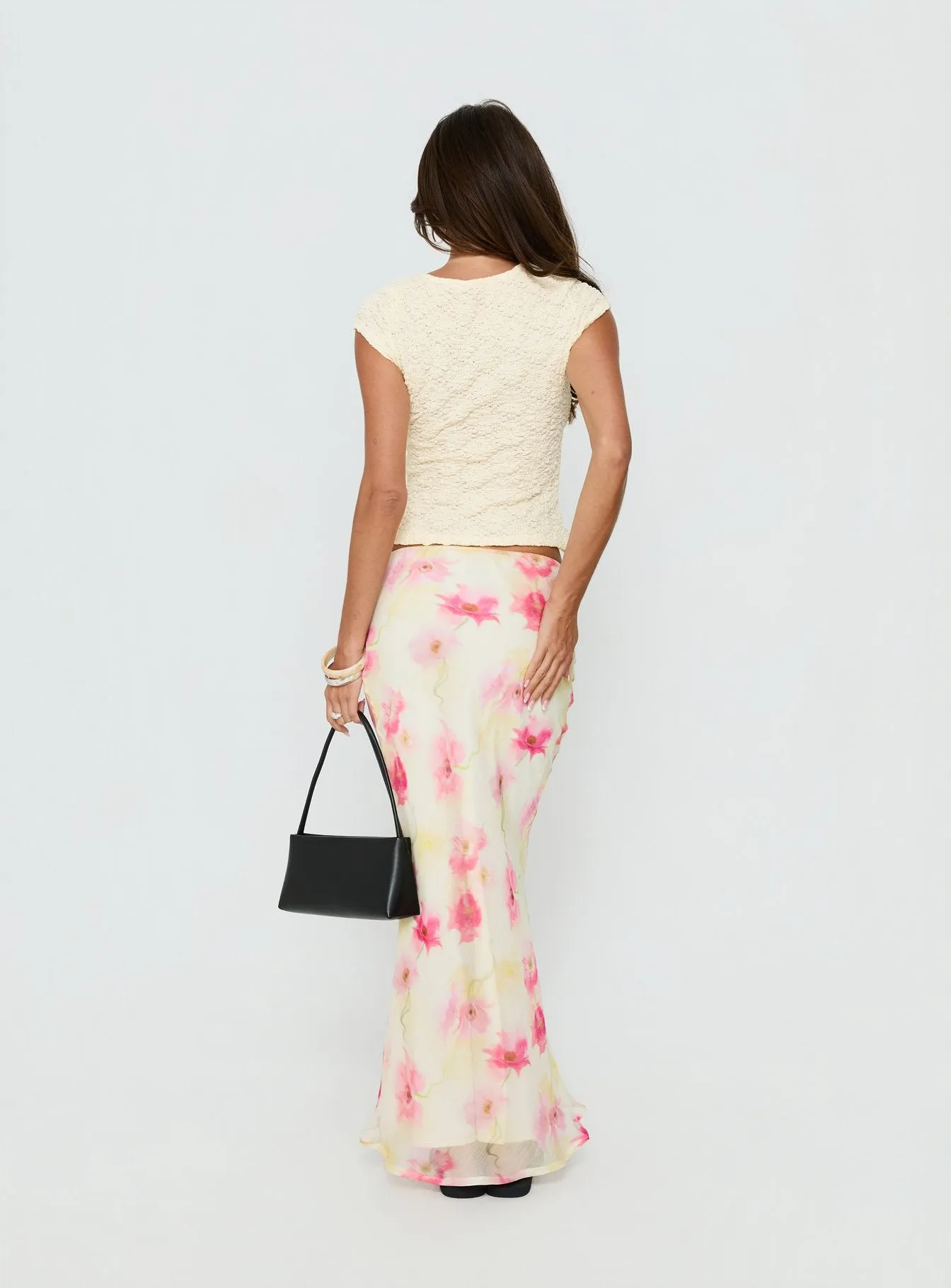Mercer Maxi Skirt Yellow Floral sold by Princess Polly product image thumbnail 5