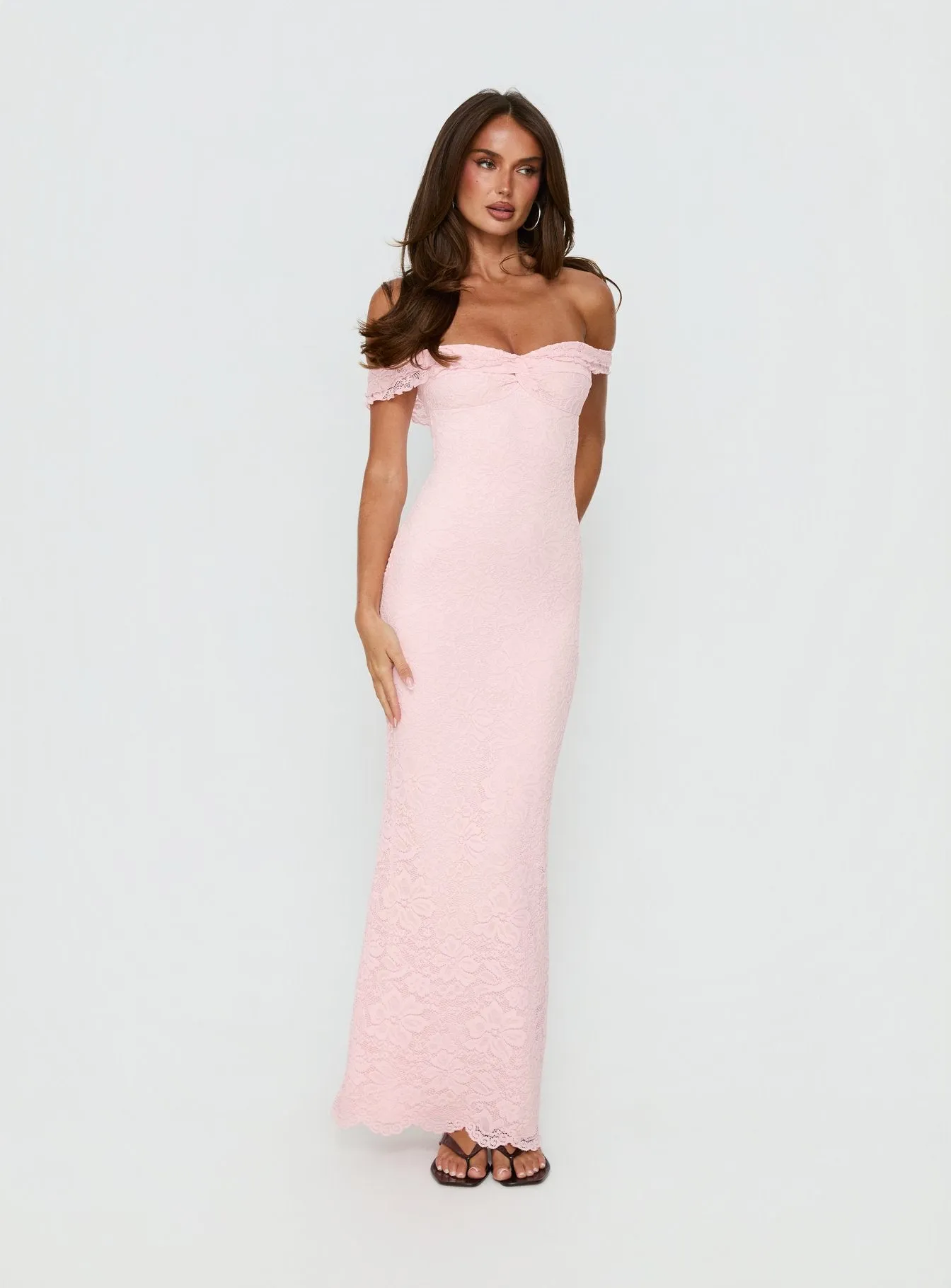Anabeila Strapless Maxi Dress Pink sold by Princess Polly product image thumbnail 2