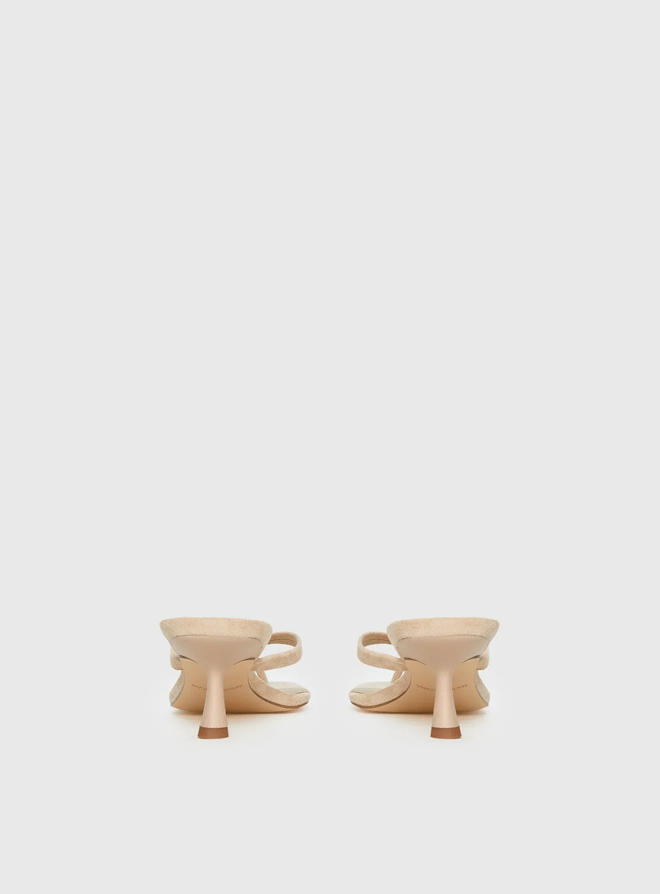 So Exclusive Faux Suede Thong Heels Tan sold by Princess Polly product image thumbnail 4