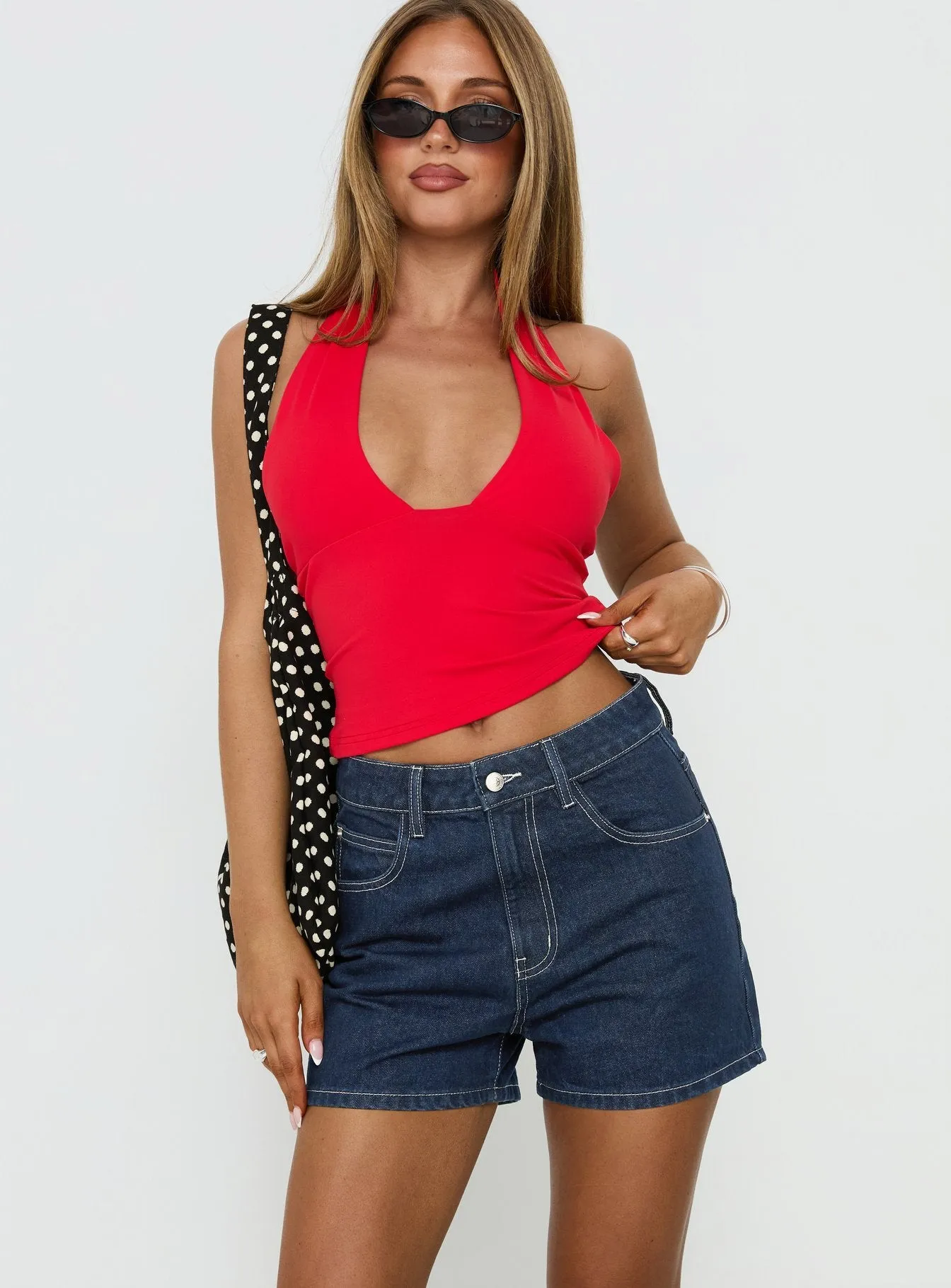 Tropicana Denim Shorts Indigo sold by Princess Polly product image thumbnail 2