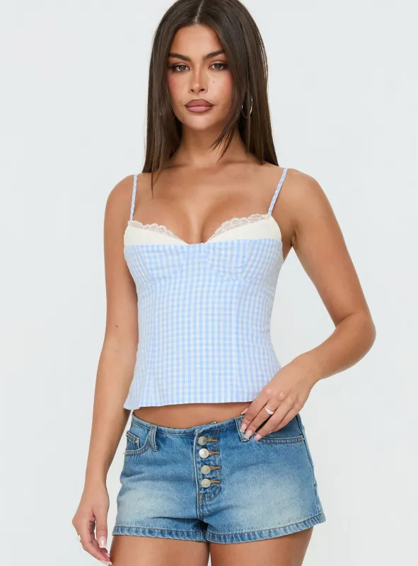 Roadtripper No Waistband Micro Denim Shorts Mid Blue Wash made by Princess Polly