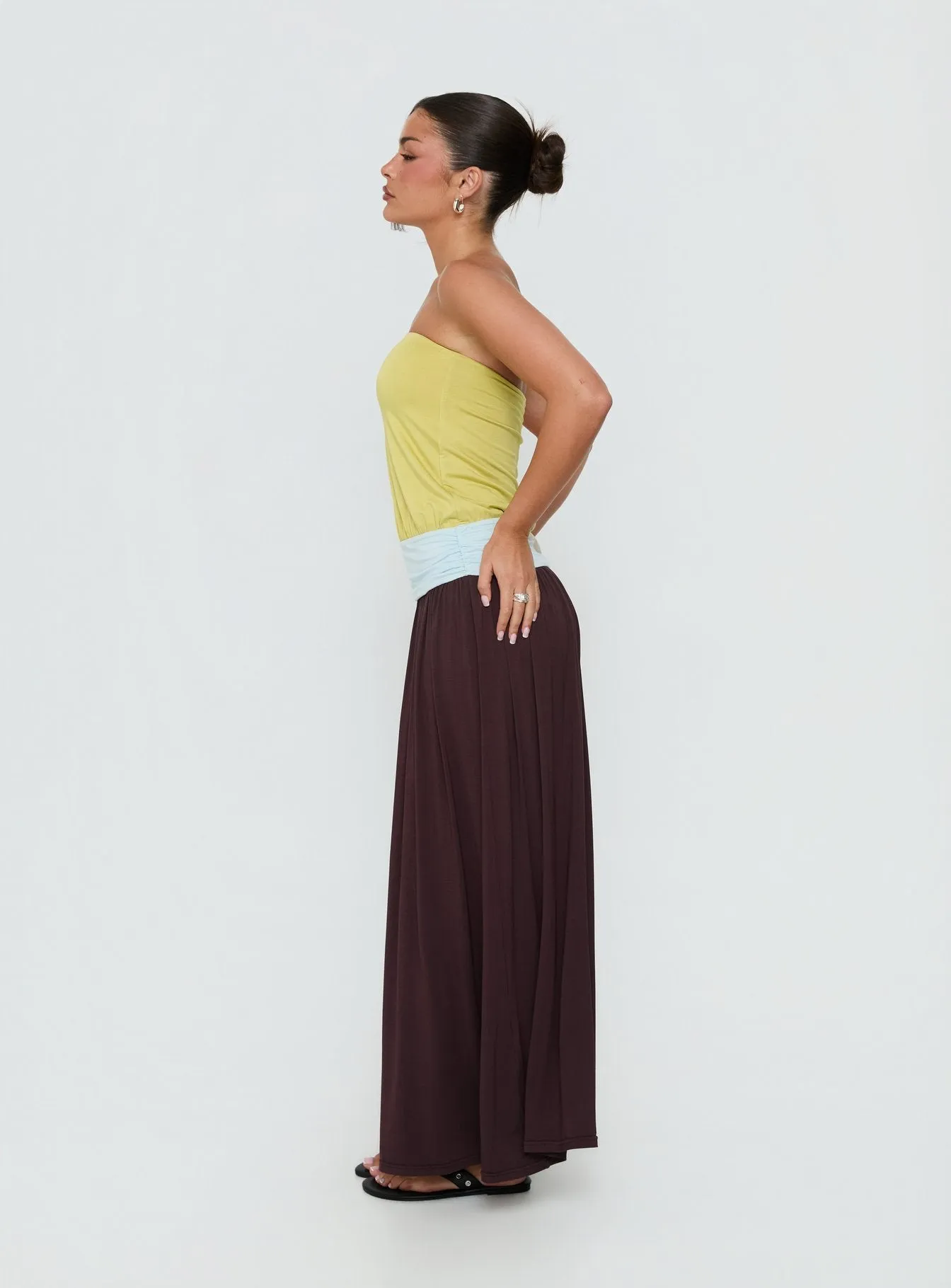 Heart Swarm Colour Block Strapless Maxi Dress Multi sold by Princess Polly product image thumbnail 4
