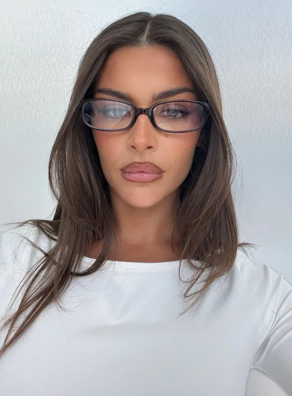 Kiss Of Chaos Blue Light Glasses Brown made by Princess Polly