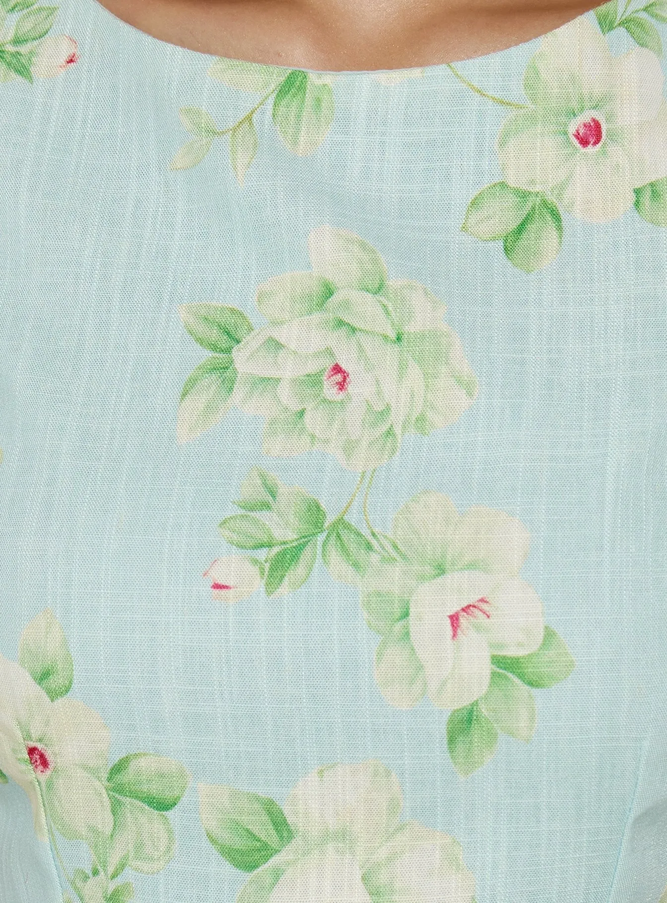 Alfalfa Mini Dress Blue Floral sold by Princess Polly product image thumbnail 5
