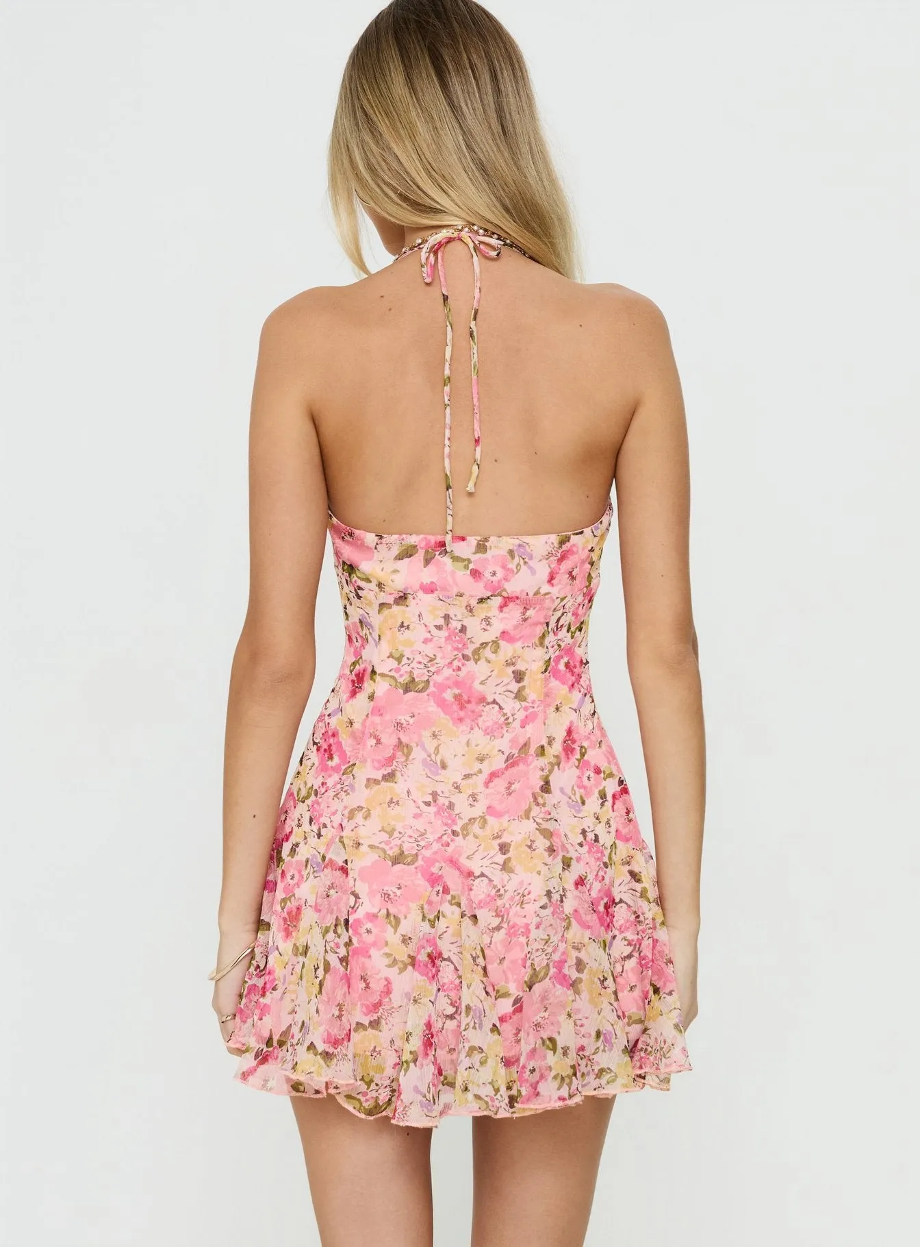 Delamere Mini Dress Pink Floral sold by Princess Polly product image thumbnail 5