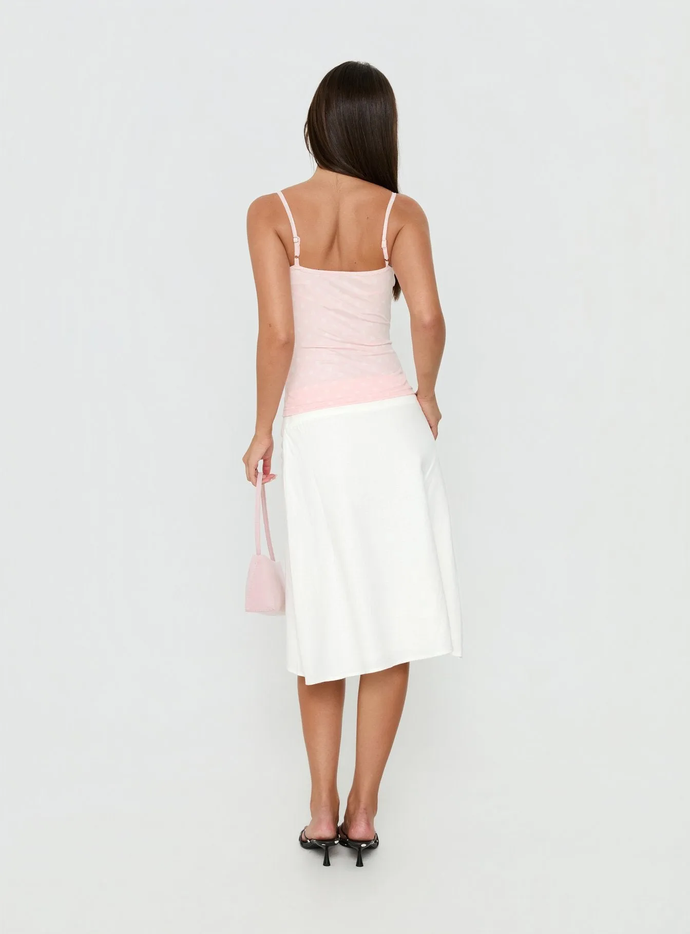 Such Delight Linen Midi Skirt White sold by Princess Polly product image thumbnail 5